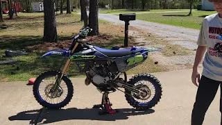 RUTU Hydraulic Motorcycle Lift Stand - Heavy-Duty Steel Maintenance Hoist Jack for Dirt Bike, Snowmobile - 1000Lbs Capacity customer photo 2