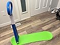 Goplus Ski Scooter Fold-up Snowboard, Snow Scooter W/Grip Handle, Sliding Snow Sled for Snow, Dune, Grass, Portable Kick Scooter Sled for Kids Toddlers Teenagers, Winter Toys customer photo 2