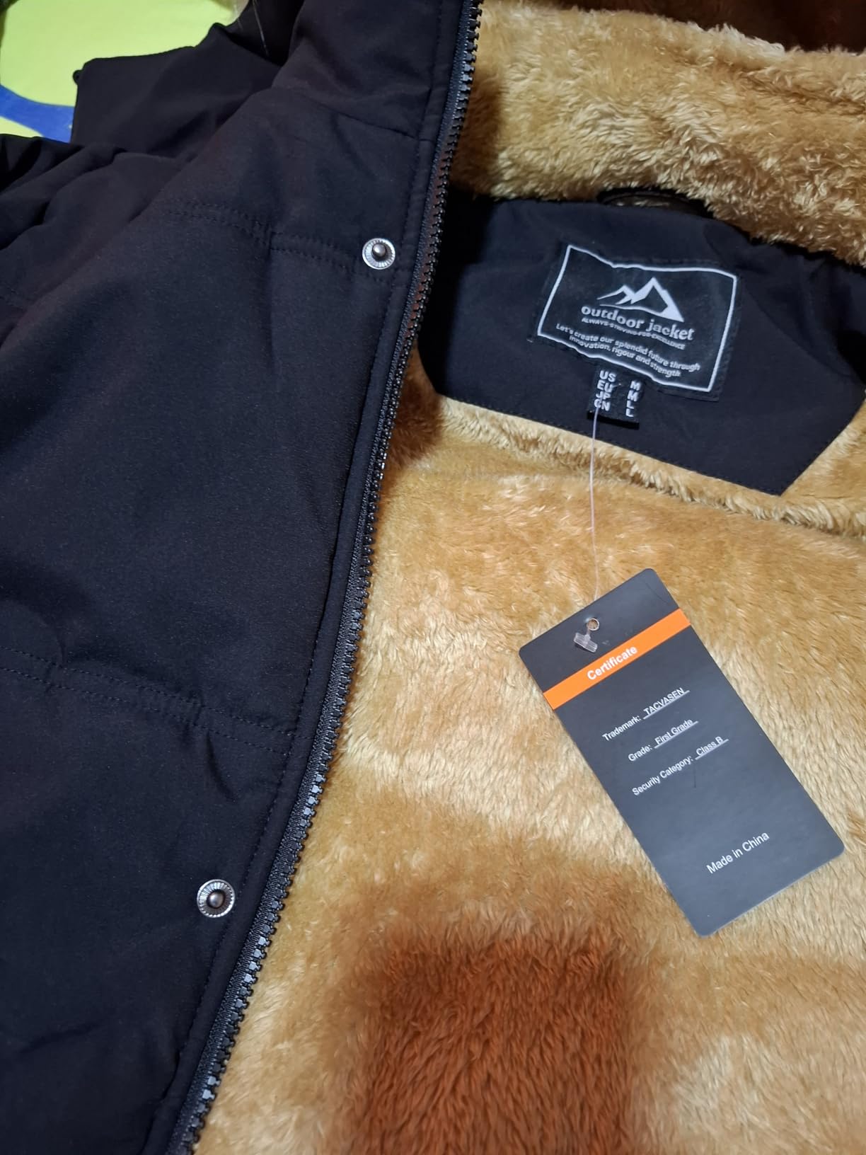 Men's Winter Jacket with Hood Water Repellent Windproof Thicken Parka Winter Coat customer photo 2