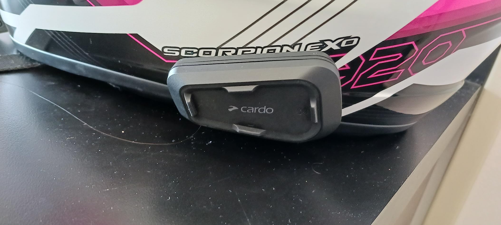 Cardo Spirit HD Motorcycle Bluetooth Communication Headset, Connect Up to 2 Riders, FM Radio - Dual Pack customer photo 2