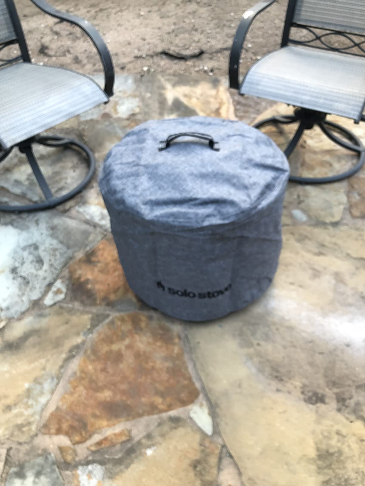 Solo Stove Yukon Shelter - Weather-Resistant Round Cover for Solo Stove Yukon Fire Pit and Accessories - PVC-Coated Polyester with Aluminum Reinforcement - Year-Round Protection customer photo 2
