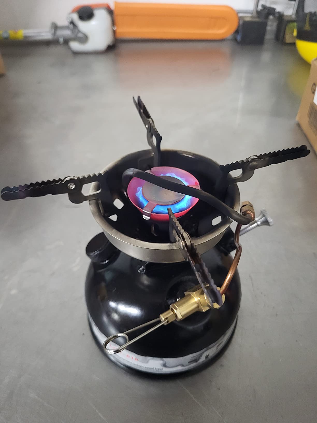 Portable Outdoor Camping Mini Gasoline Stove, Liquid Fuel Alcohol Oil Stove customer photo 2