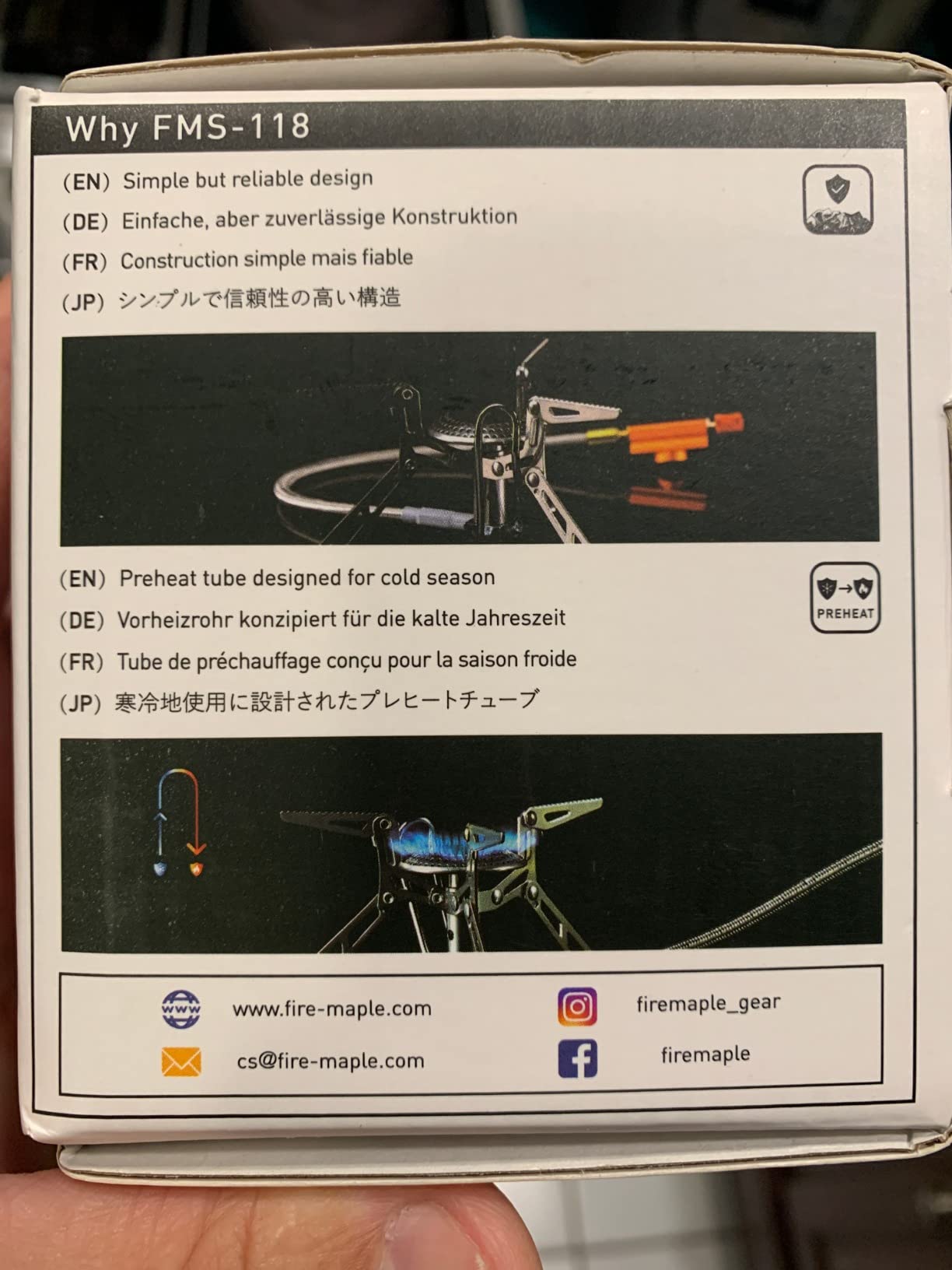 Fire Maple FMS-118 Camping and Backpacking Stove | Portable Foldable Gas Burner with pre-heat tube | Ideal for Backpacking, Hiking, Camping, Emergency use customer photo 2