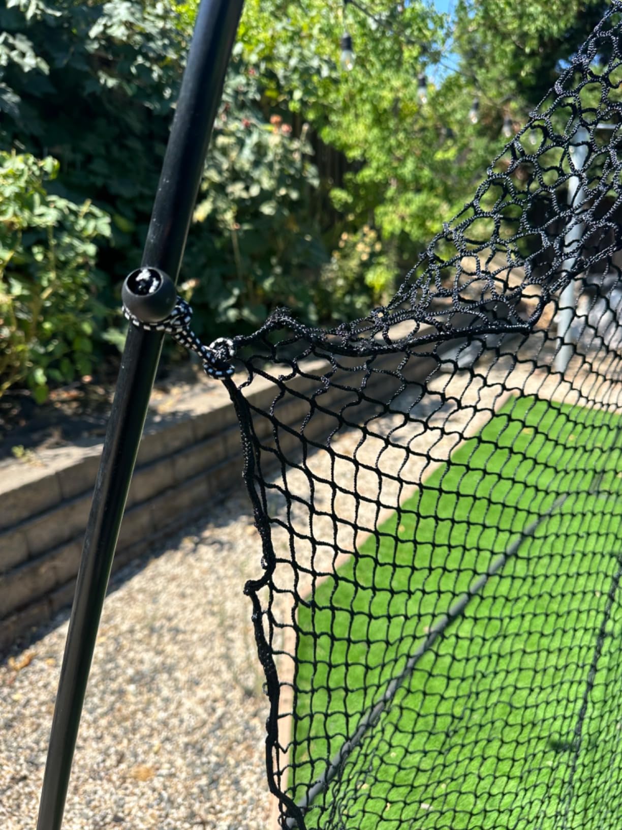 Amazgolf 20ft, 30ft, 40ft Soccer Goal Net - Football Backstop, High Impact Sports Practice Barrier, Nylon Ball Hitting Netting for Soccer and Hockey customer photo 2