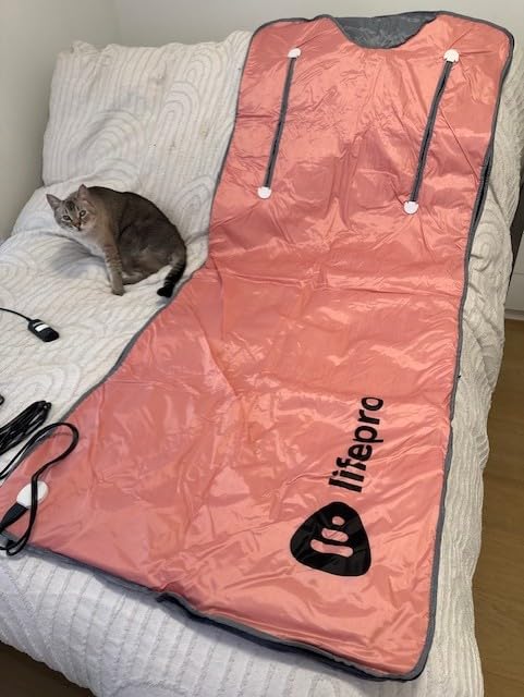 LifePro BioRemedy Plus Far Infrared Sauna Blanket with Detox Wrap - Dual-Layer Carbon Fiber Heating Foldable Home Sauna Blanket - Adjustable Temp (86-158 F) & 20-60 Min Timer For Relaxation & Wellness customer photo 1