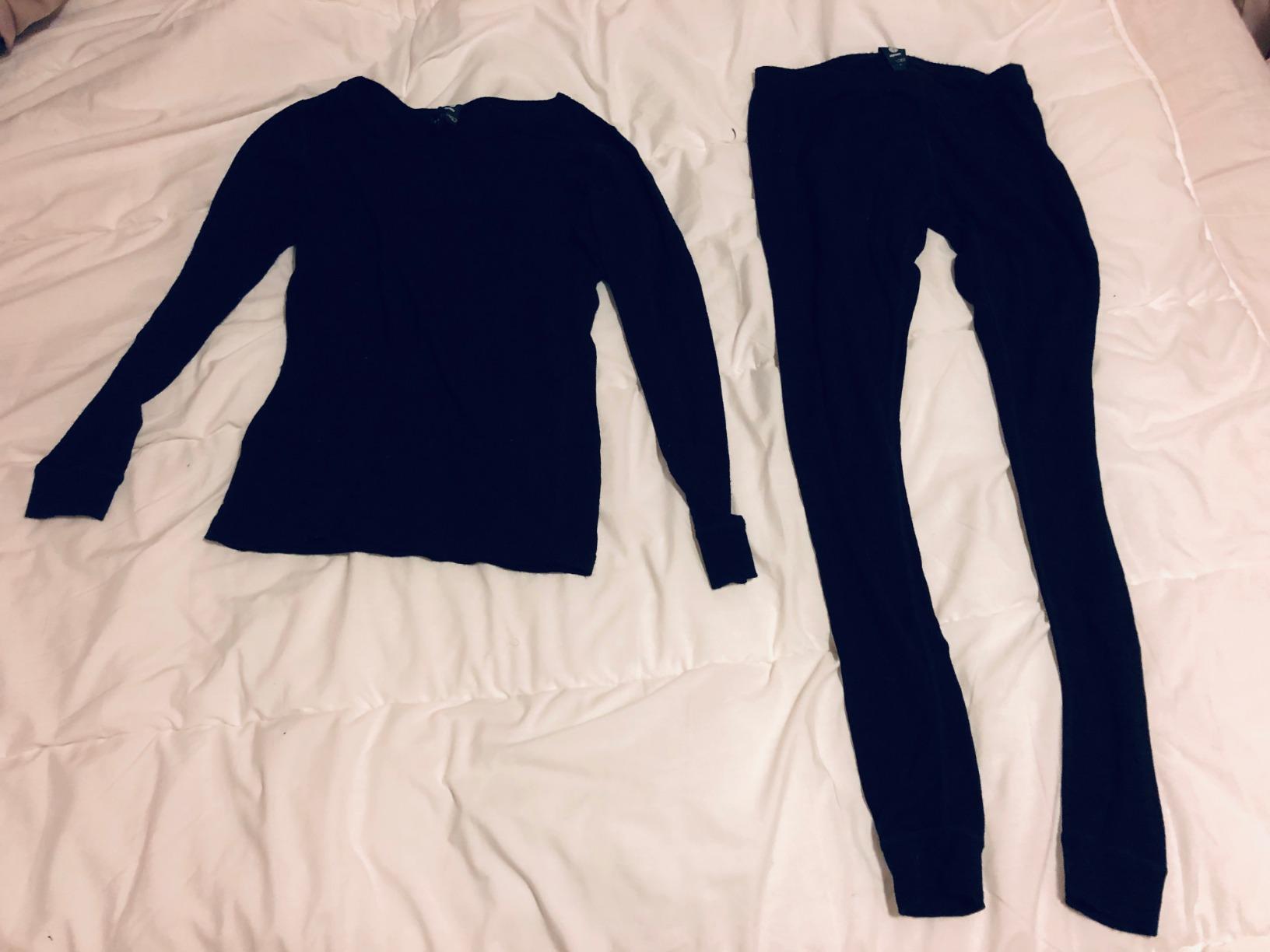 LAPASA Womens 100% Merino Wool Base Layer Set Lightweight & Midweight Thermal Underwear Long John Top & Bottom Warm L58/L91 customer photo 2