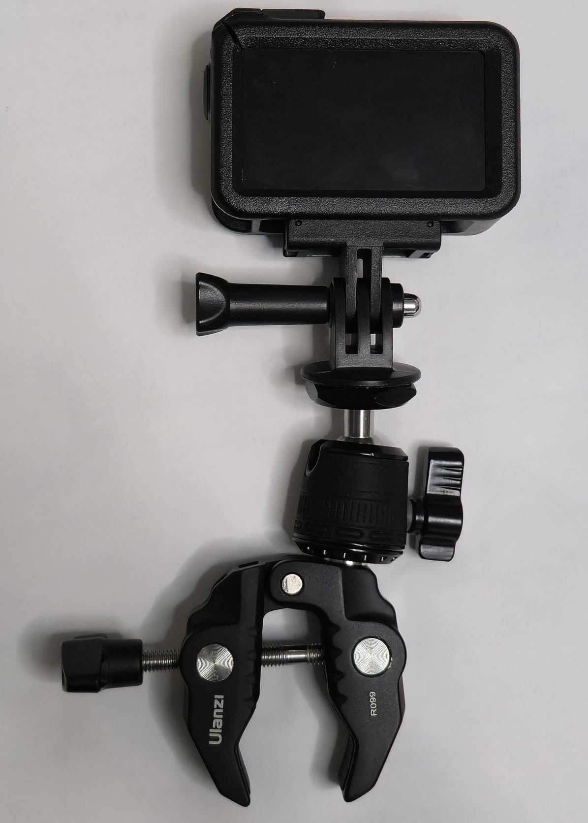 ULANZI R099 Super Clamp Camera Mount with 360 Degree Ballhead for Bike/Bicycle/Motorcycle Handlebar Pole Tripod Tube Crossbar Gimbal Rods Mount for Insta360/GoPro/AKASO/DJI customer photo 2