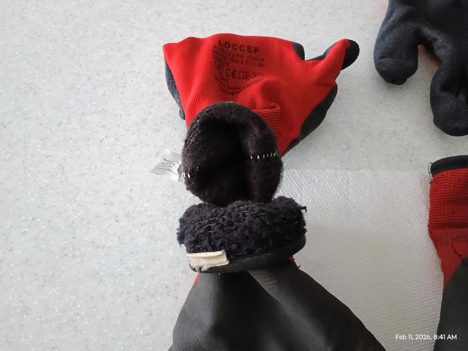 LOCCEF 2 Pairs Winter Work Gloves for Men and Women, Freezer Gloves for Work Below Zero, Thermal Insulated, Super Grip customer photo 1
