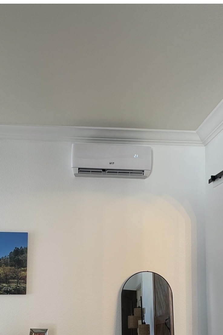 COSTWAY 12000BTU Mini Split Air Conditioner& Heater, 20 SEER2 115V Wall-Mounted Ductless AC Unit Cools Rooms up to 750 Sq. Ft, Energy Efficient Inverter AC with Heat Pump (Blast Series) customer photo 2