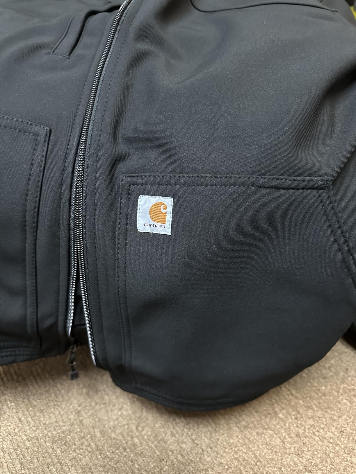 Carhartt Men's Rugged Flex Modern Fit Bonded Fleece Jacket customer photo 1