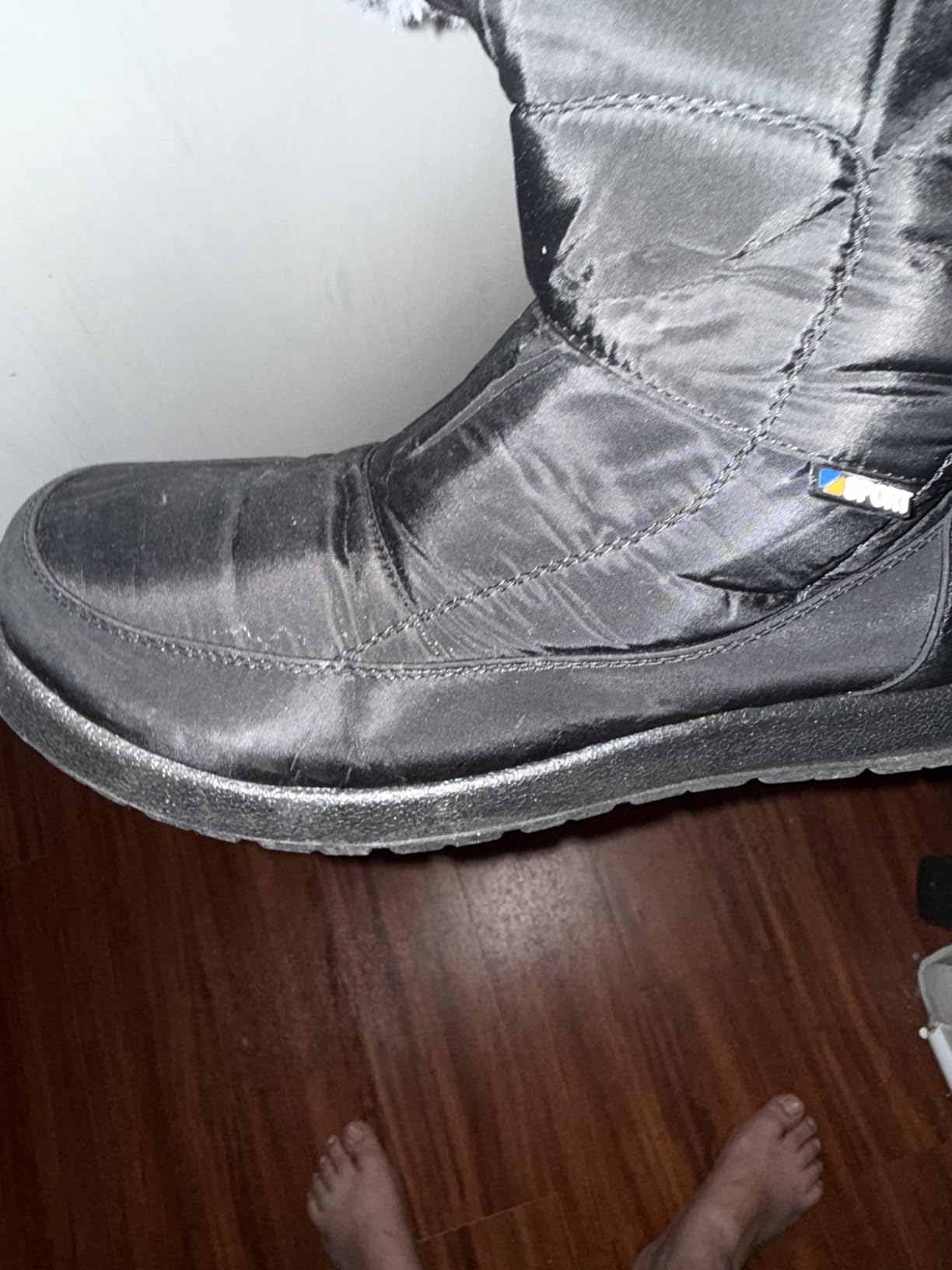 DADAWEN Women's Snow Boots Winter - Waterproof Fur Lined Anti-Slip Ankle Booties customer photo 1
