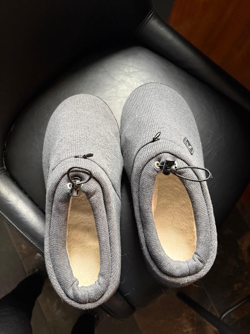 Heated Slippers for Men and Women - Rechargeable Foot Wear with 3 Temperature Settings Keep Feet Warm up to 11 Hours with 2000mAh 7.4 Volt Battery customer photo 2