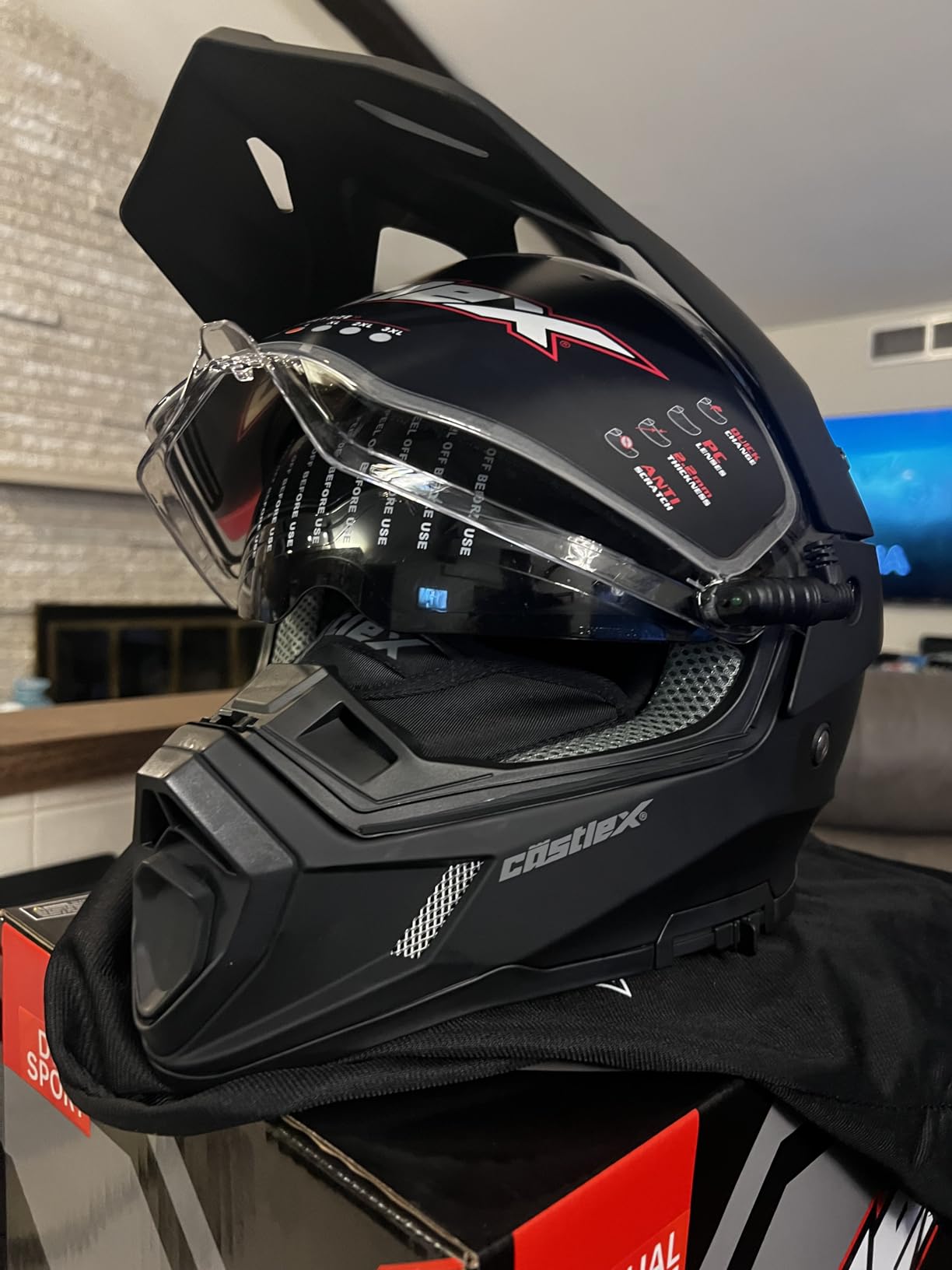 Castle X CX200 Liberty Dual Sport Electric Snow Helmet customer photo 1
