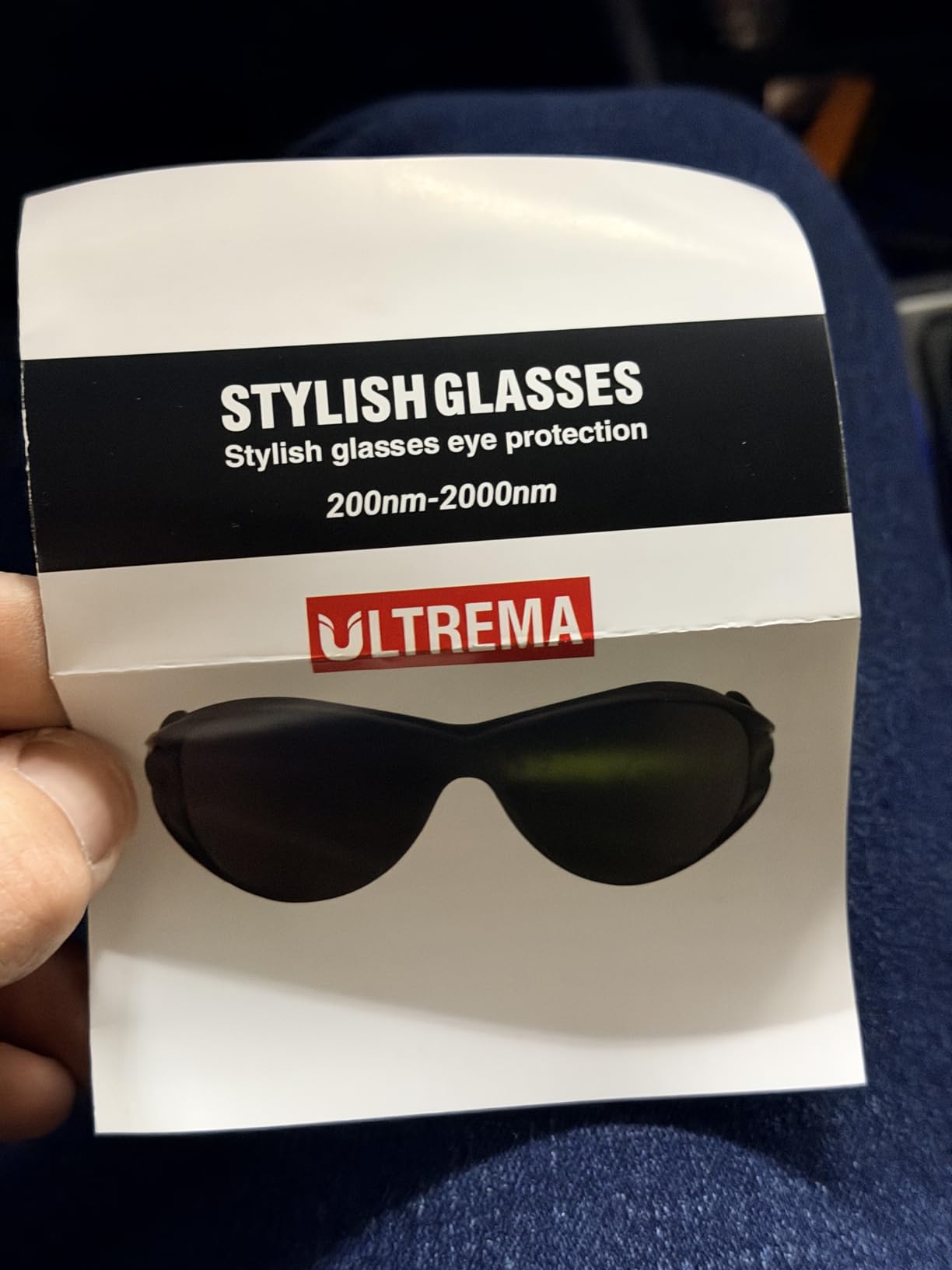 ULTREMA Red Light Therapy Glasses, Eyes Protection for Tanning Goggles, IPL Laser Safety Glasses 200-2000nm, Eye Protection for Red Light Therapy customer photo 2