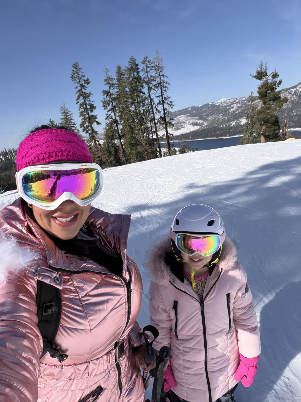 Kids Ski Goggles for Boys Girls Aged 3-14, 100% UV Protection OTG Ski Goggles customer photo 2