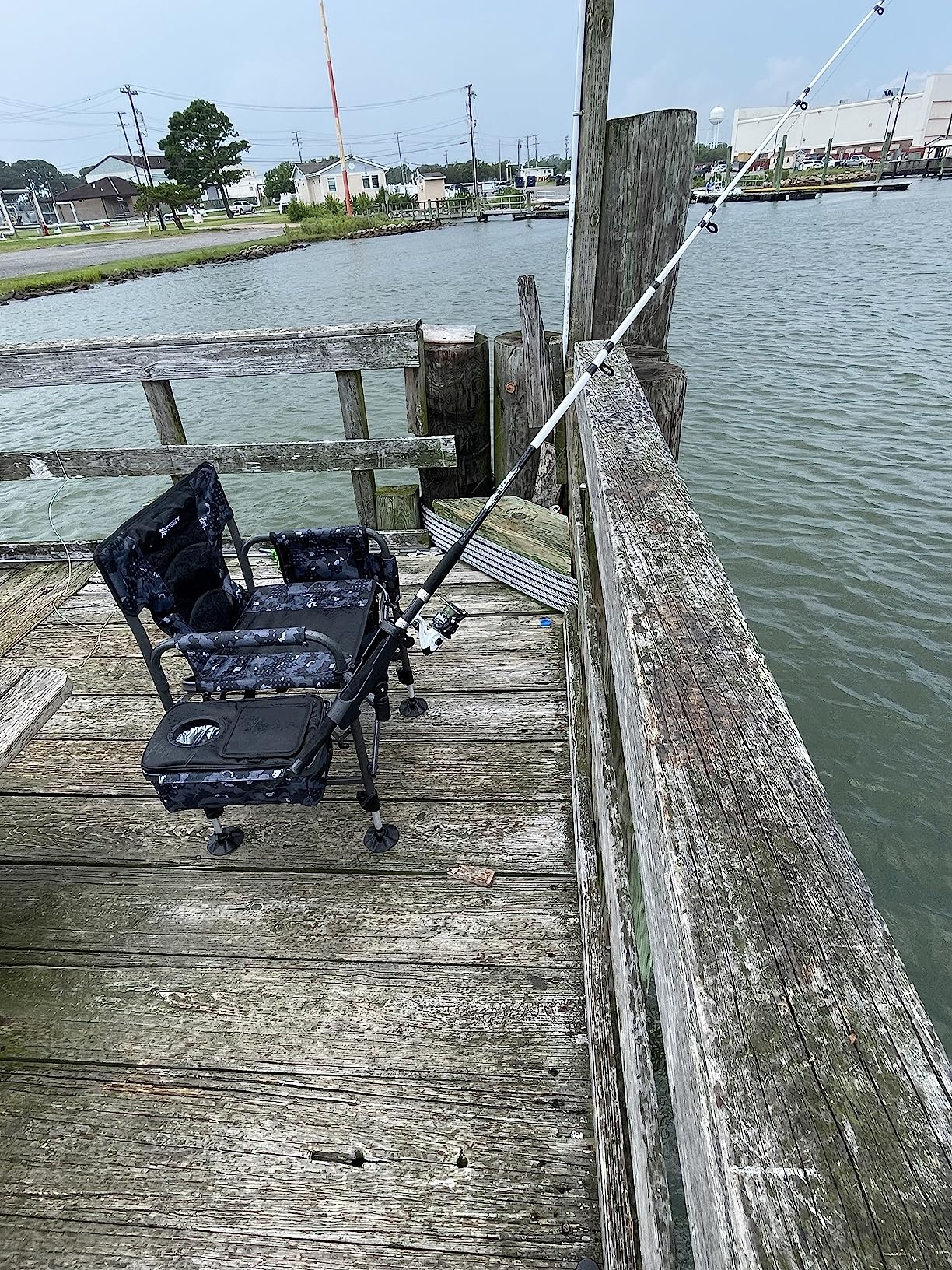 X Strike Fishing Chairs with Rod Holder, Folding Ice Fishing Chair for Adults Outdoor Camping Chair Leg Adjustable with Cooler Bag and Storage Bag customer photo 2