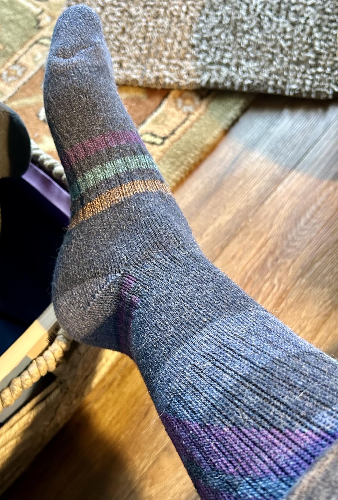 3 Pairs Merino Wool Ski Socks for Women - Thermal Winter Warm Thick Knee High Socks customer photo 2