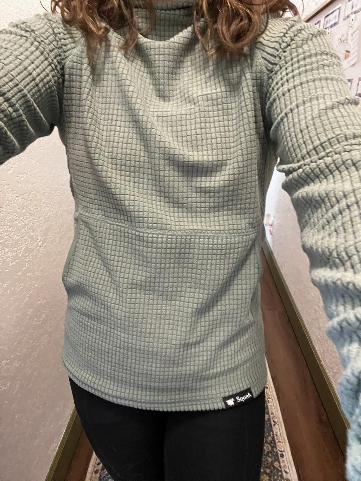 Squak Classic Women's Microgrid Fleece Hoodie - Lightweight, Breathable Mid-Layer for Hiking, Skiing & Everyday Adventure customer photo 1