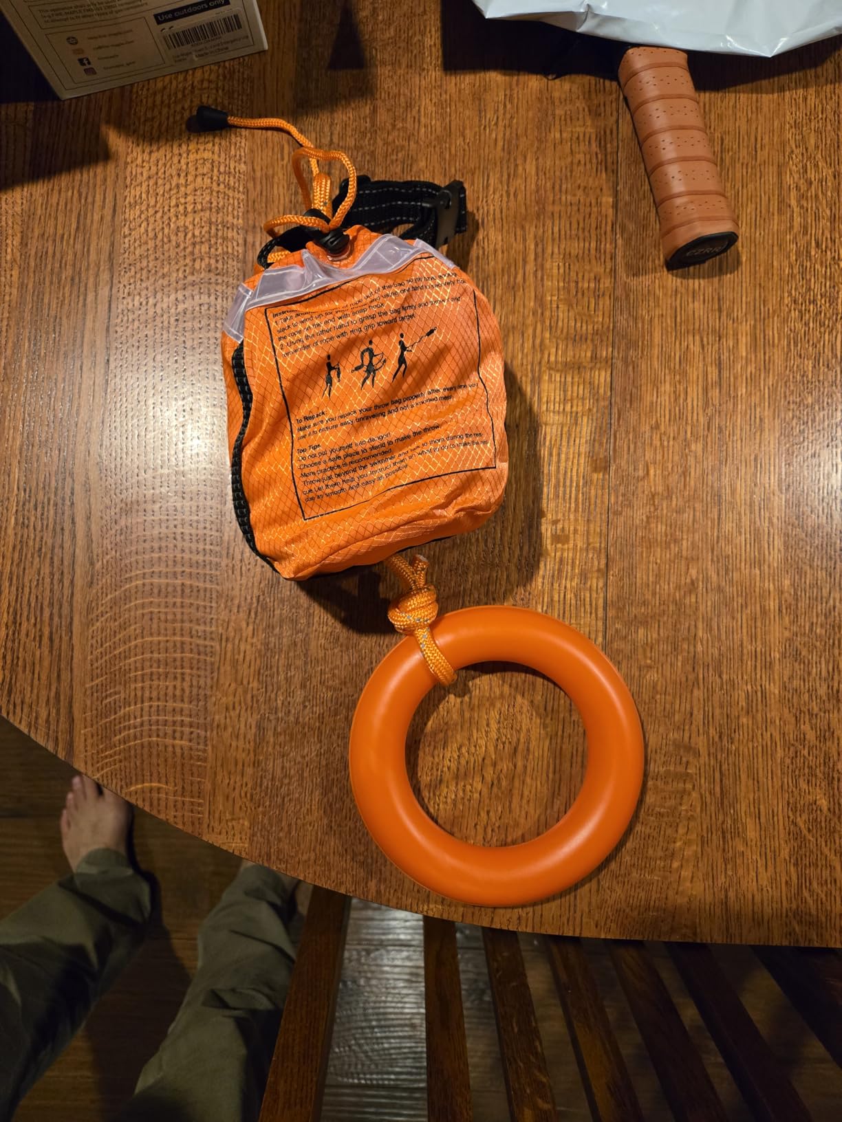 NTR Water Rescue Throw Bag with 50/70/98 Feet of Rope in 3/10 Inch Tensile Strength Rated to 1844lbs, Throwable Device for Kayaking and Rafting customer photo 1