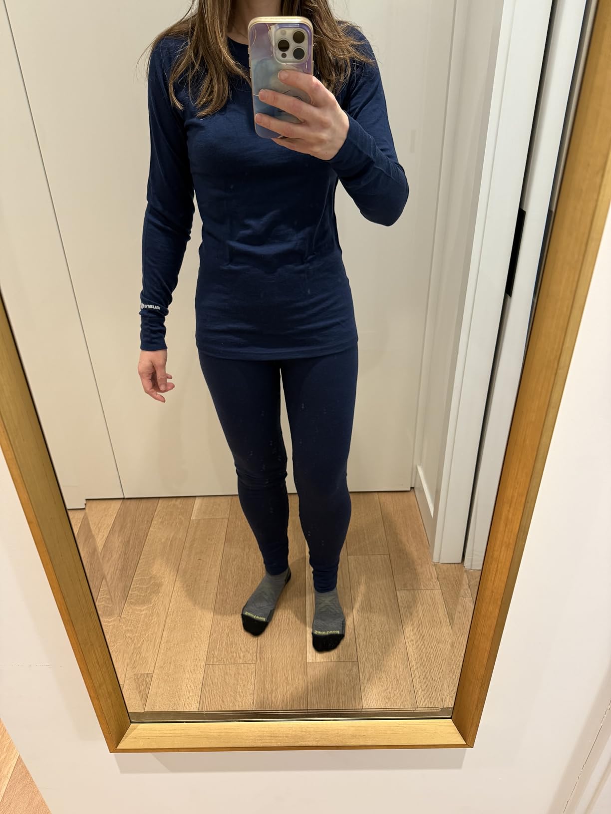 Iguana Womens 100% Merino Wool Base Layer Sets for Ski Lightweight Thermal Underwear customer photo 1