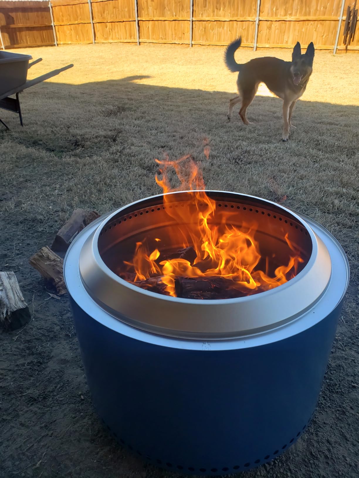 Solo Stove Yukon 2.0, 27 Inch Smokeless Fire Pit with Removable Ash Pan - Wood Burning Portable Stainless Steel Outdoor Fireplace, Ideal for 6 or More People, 38 lbs customer photo 2