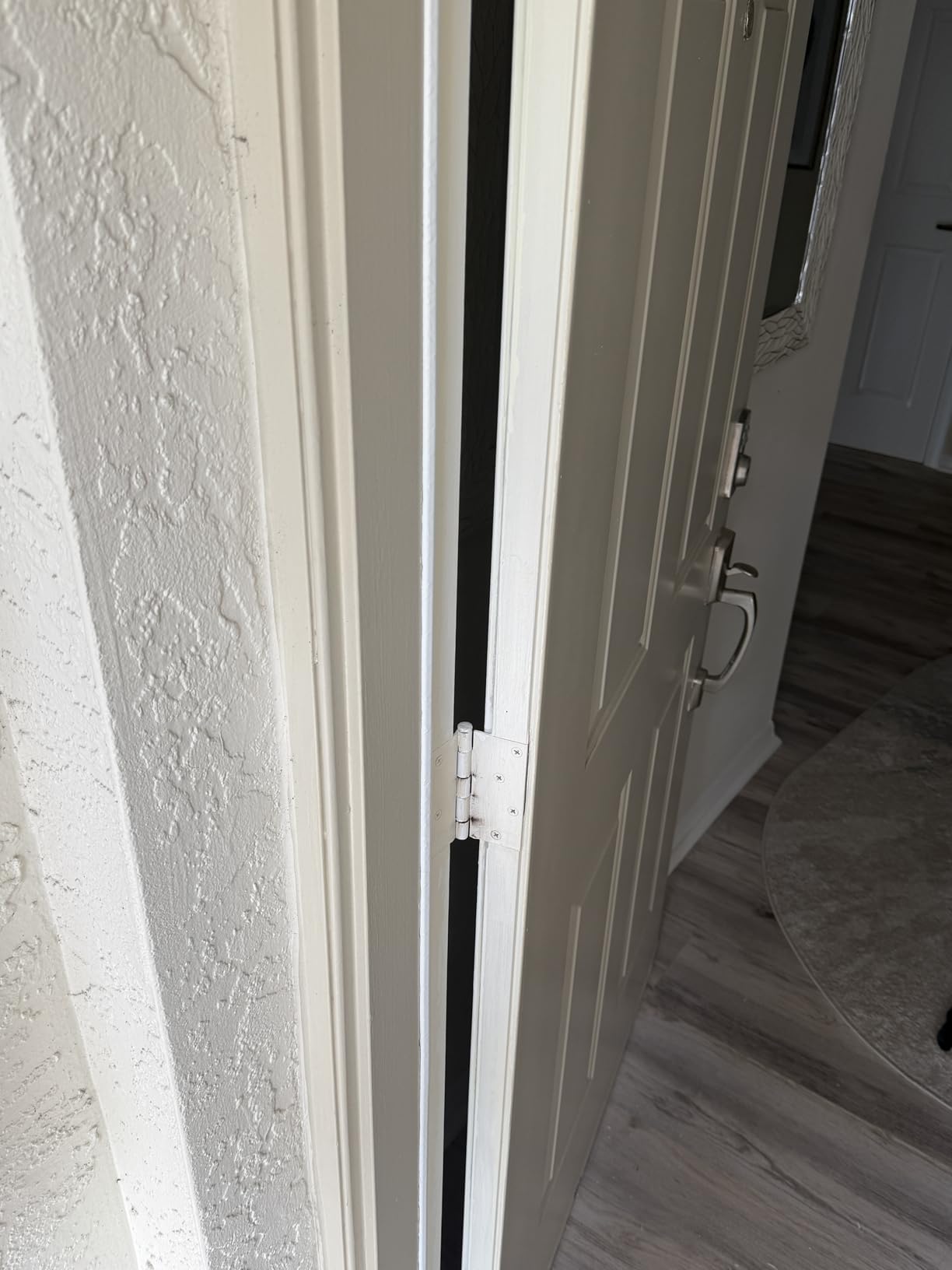 40FT Kerf V-Shaped Weather Stripping Door Seal, Press-in Seal for Pre-Cut Slot Doors, Not Self-Adhesive, Soundproof Draft Blocker for Exterior Front Doors, Fits Large Gaps, Easy DIY Install (White) customer photo 2