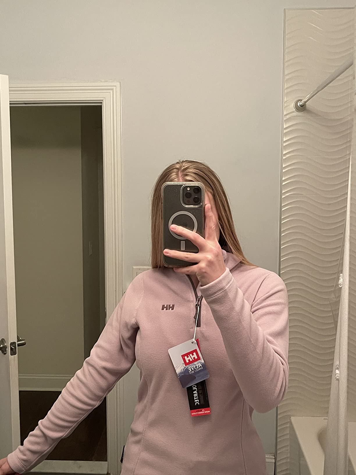 Daybreaker 1/2 Zip Fleece Womens Lightweight Breathable Warm Pullover Outdoor Hiking Layer customer photo 2