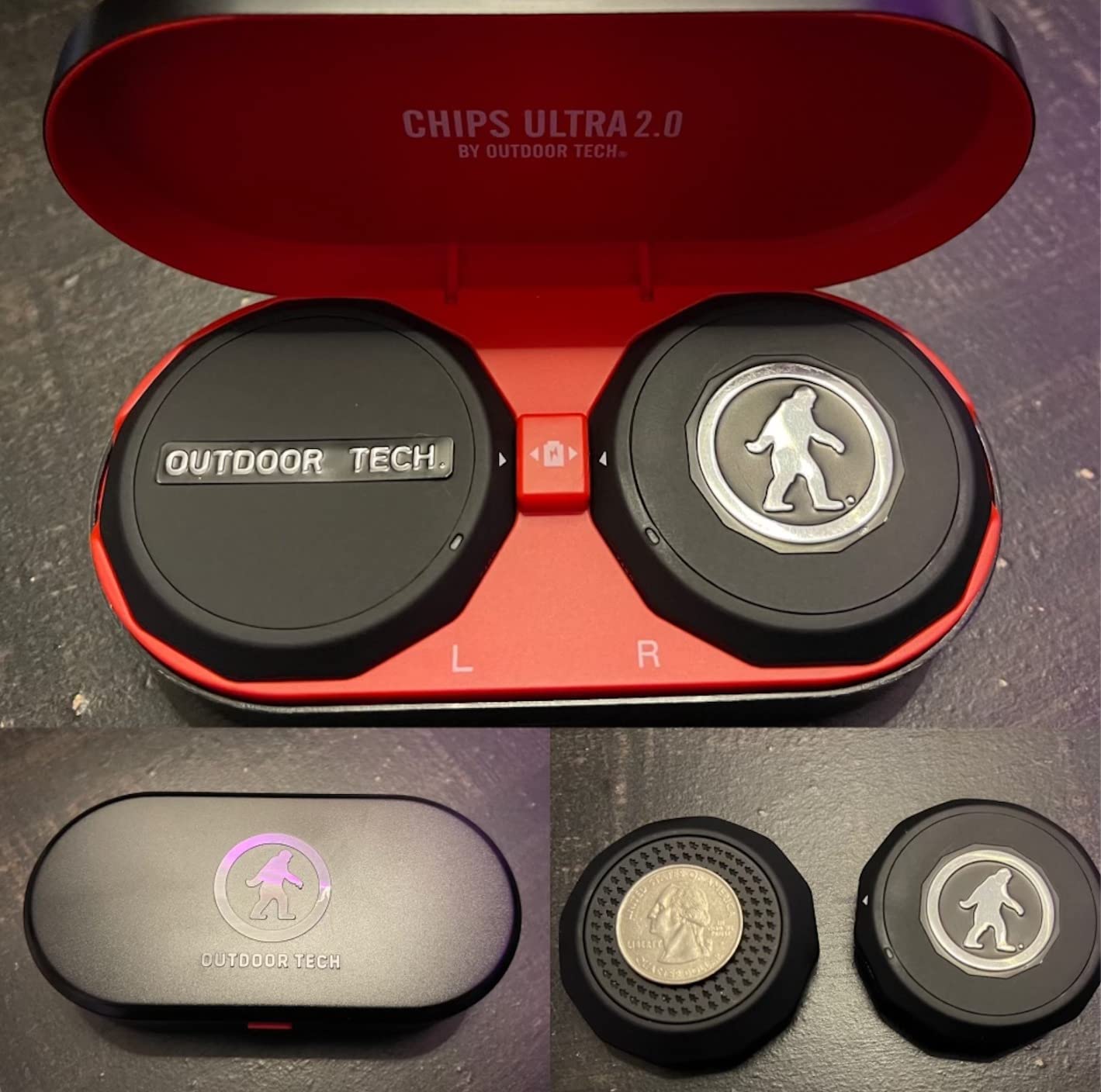 Outdoor Tech - Chips Ultra 2.0 Headphones - True-Wireless Bluetooth Helmet Speakers for Skiing Snowboarding Biking and Power Sports customer photo 2