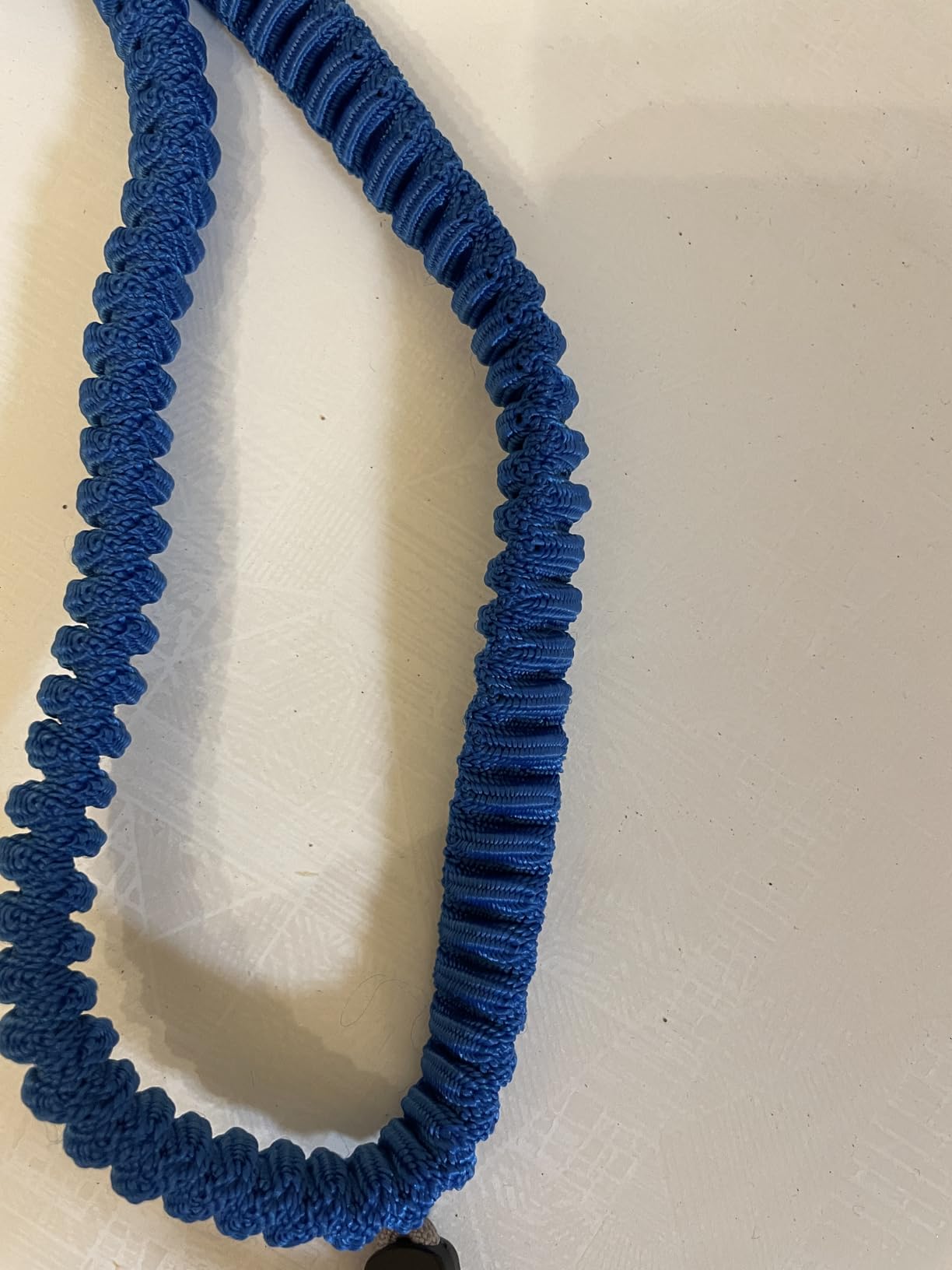 Ruffwear Trail Runner Leash, Compact and Lightweight Stretch Webbing, Locking Crux Clip, Blue Pool customer photo 1