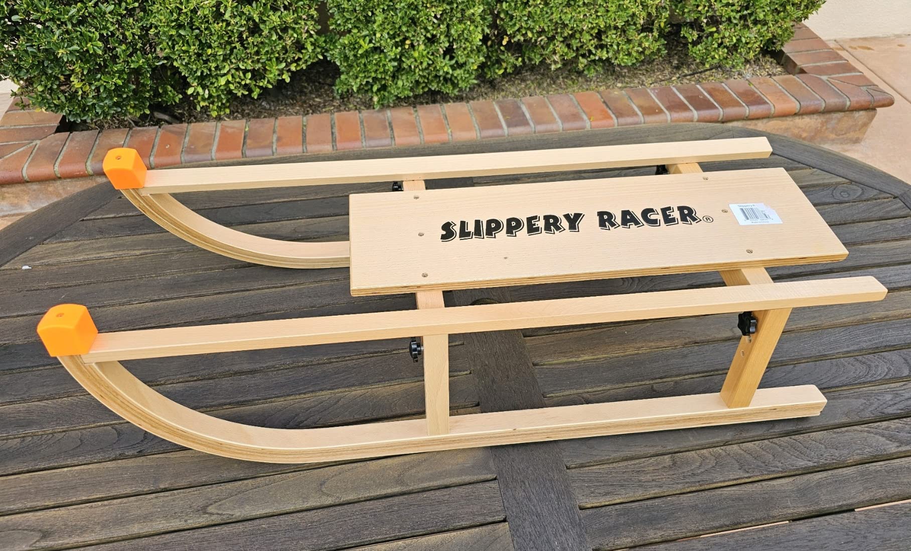 Slippery Racer Kids Wooden Foldable Snow Sled customer photo 1