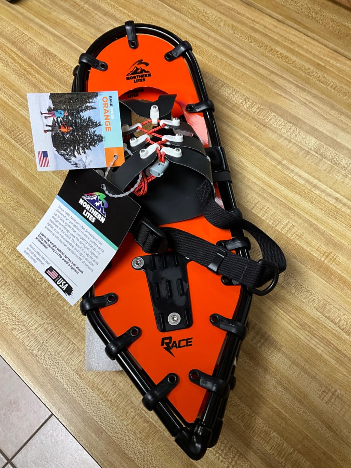 Ultralight Running Snowshoes for Speed & Performance | Speed Lace Binding, Race Traction, 7075-T6 Aluminum Frame | for Athletes up to 200 lbs customer photo 1
