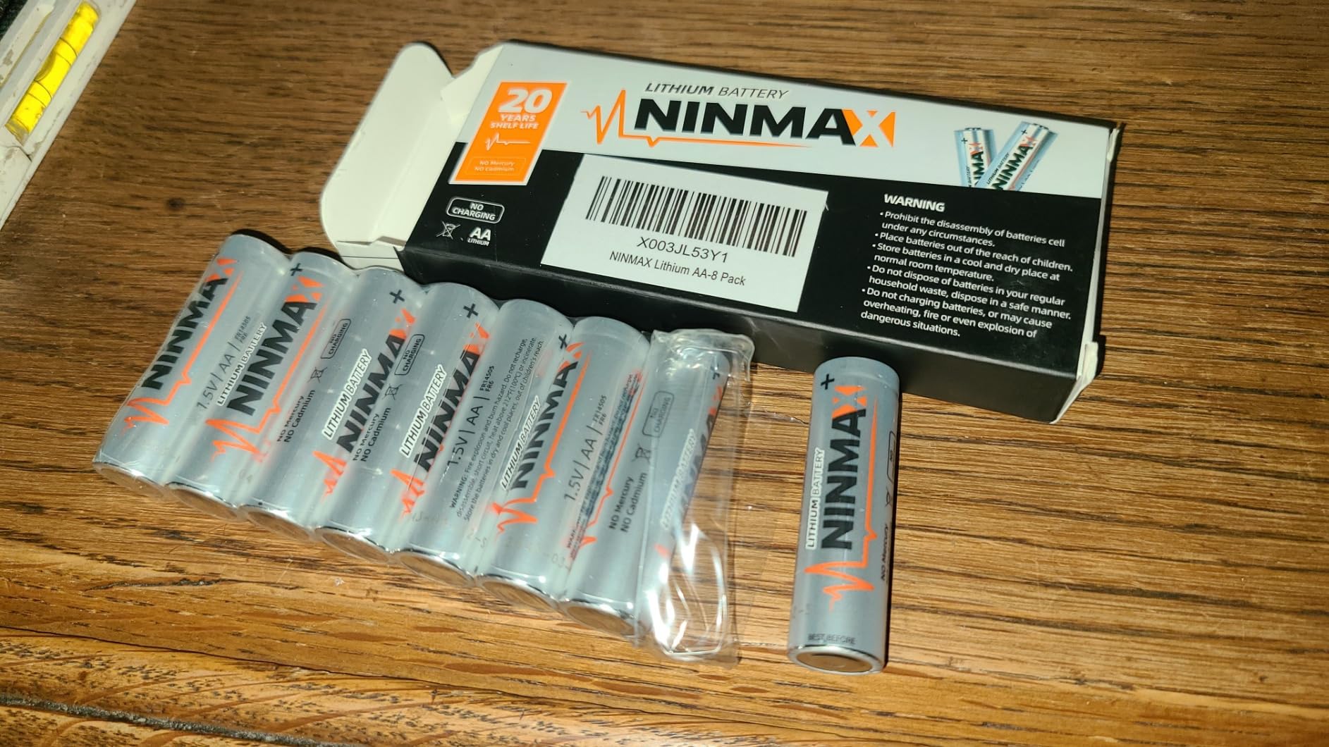 NINMAX Lithium AA Batteries 24 Pack, 3500mAh 1.5V Longest Lasting Bulk Pack Double A Battery for High-Drain Devices (Non-Rechargeable) customer photo 1