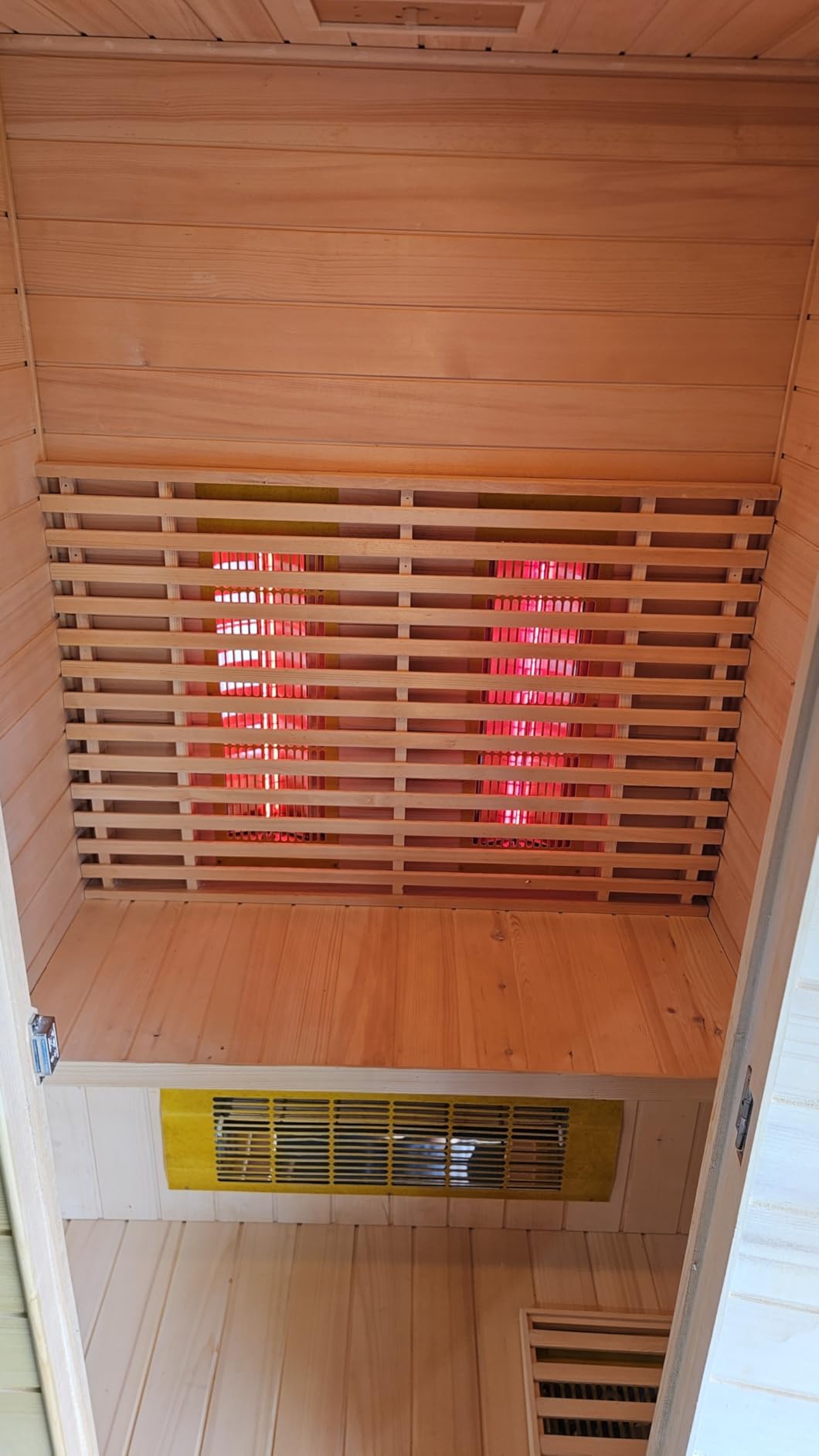 Full Far Infrared Carbon Fiber Glass Red Light Heater Tube, Infrared Sauna Heater Tube Sauna Accessories, 110V Heater, Infrared Suana Heating Element Tube for Wooden Indoor/Outdoor Sauna customer photo 1