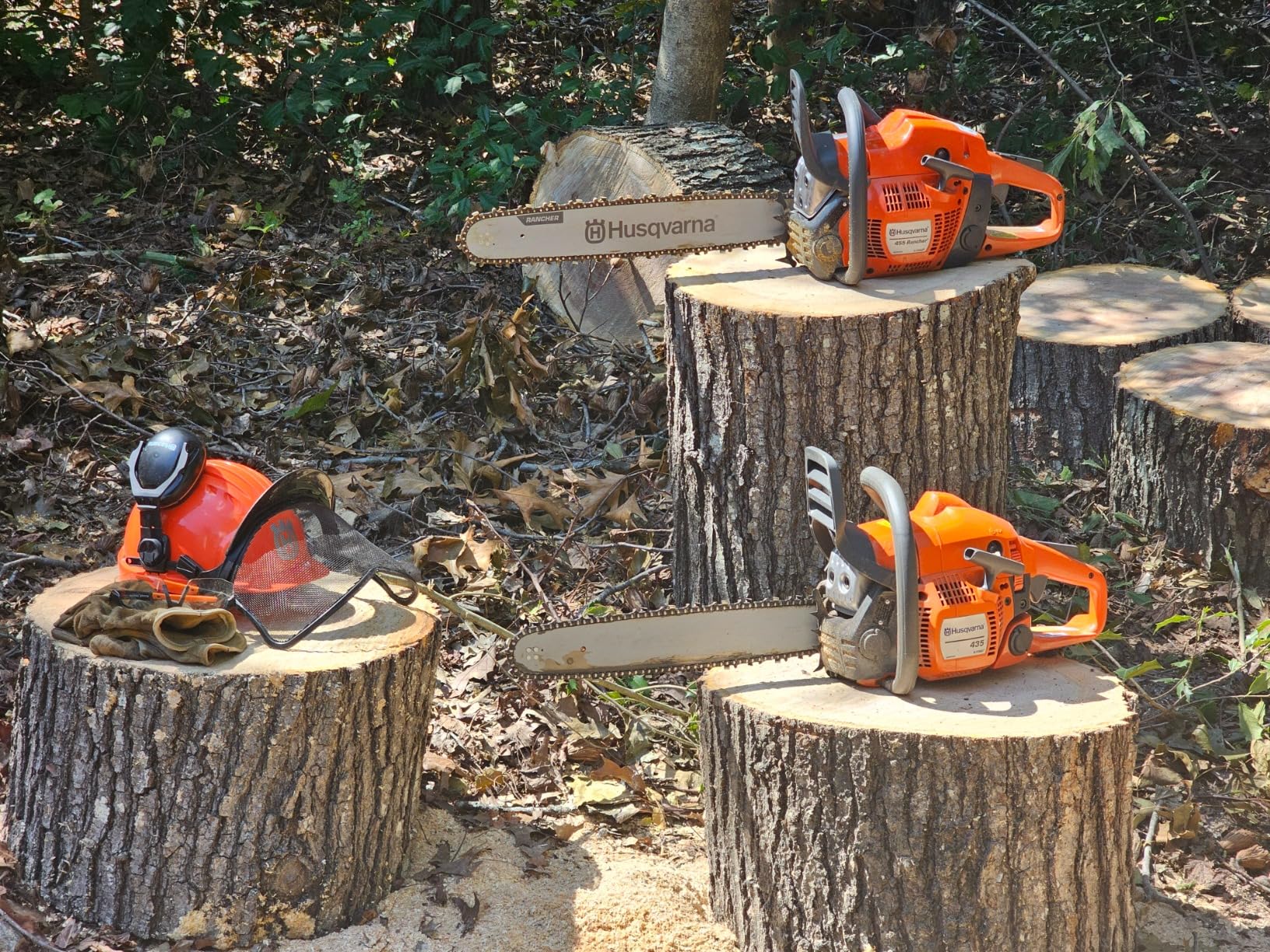 Husqvarna 455 Rancher Gas Chainsaw, 55-cc 3.5-HP, 2-Cycle X-Torq Engine, 20 Inch Chainsaw with Automatic Oiler, For Wood Cutting, Tree Trimming and Land Clearing, Gifts For Men customer photo 2