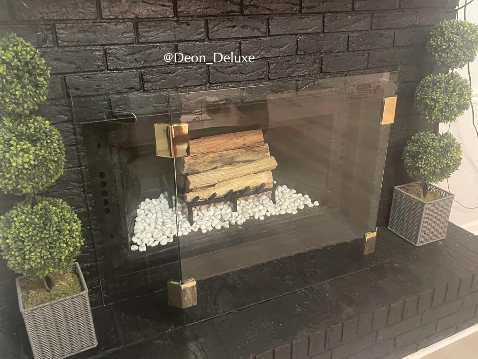 17 Inch Fireplace Grate Heavy Duty Solid Steel Fire Grate for Fire Pit Wood Log Rack Stove Firewood Holder for Indoor Hearth Outdoor Fire Pit Chimney Hearth Kindling Tool customer photo 1