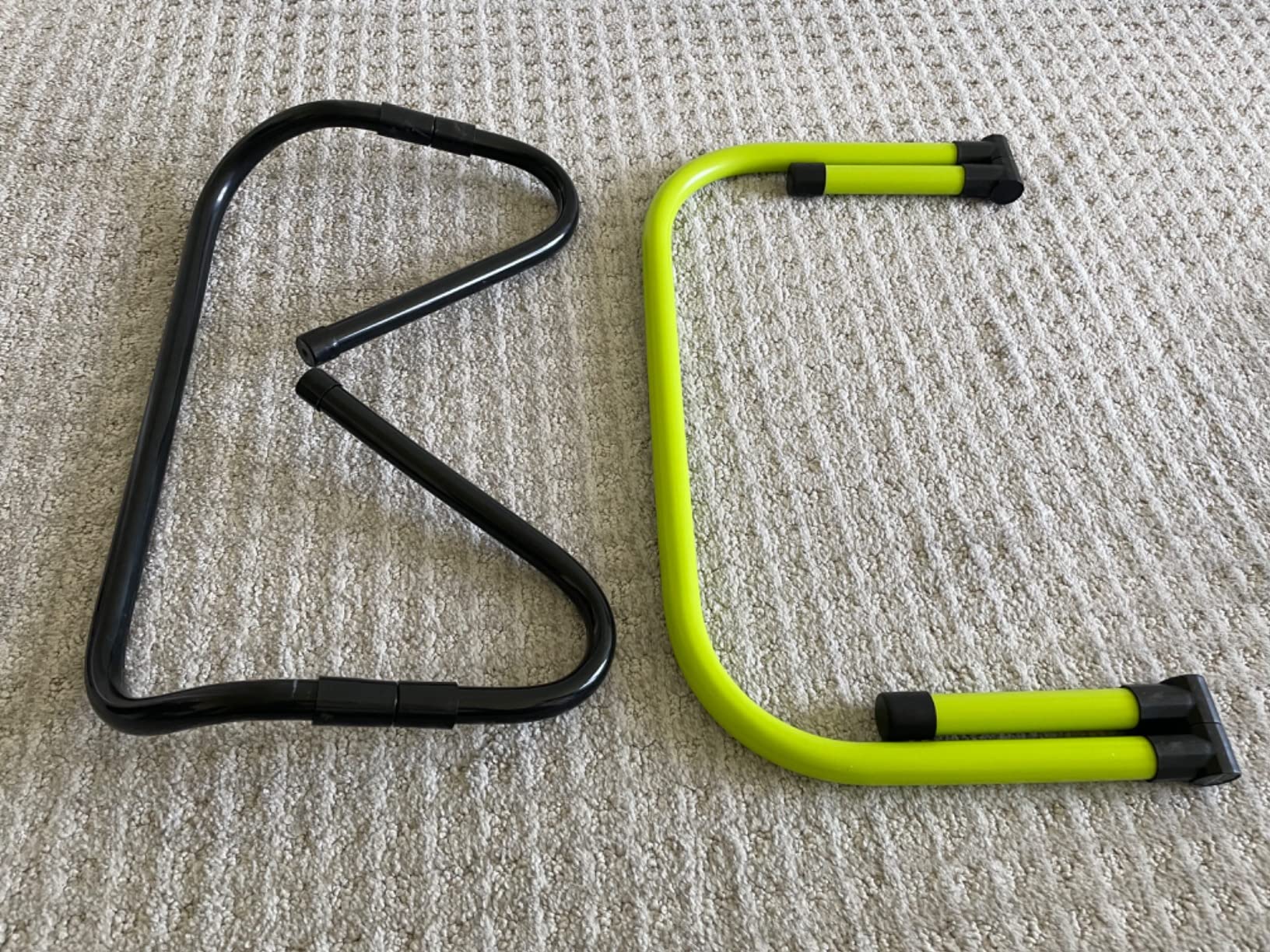Adjustable Athletic Speed Training Hurdles, Jumping & Speed Training Fitness Equipment, Hurdles for Track & Field, Basketball, Soccer & More, Set of 5 customer photo 1