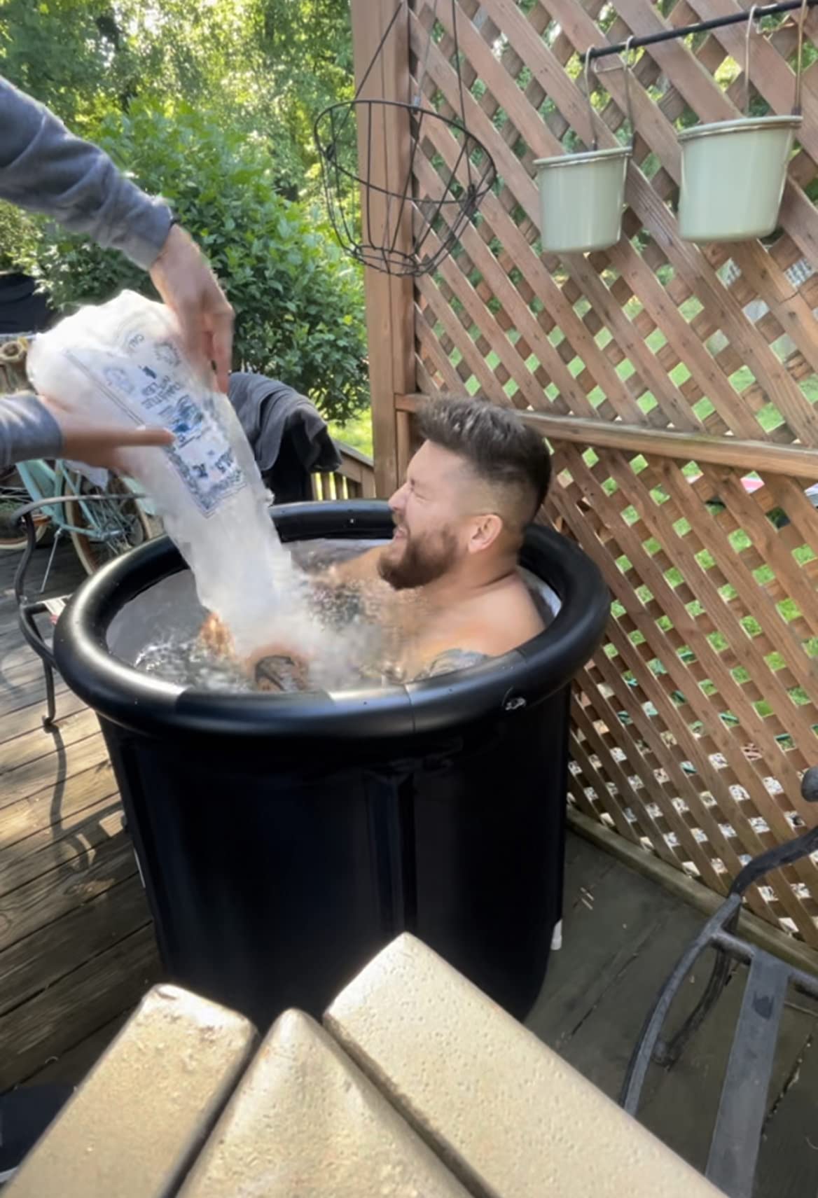 Ice Bath Tub for Athletes with Cover: 85 Gallons Cold Plunge Tub for Recovery, Multiple Layered Portable Ice Bath Plunge Pool by The Cold Pod customer photo 2