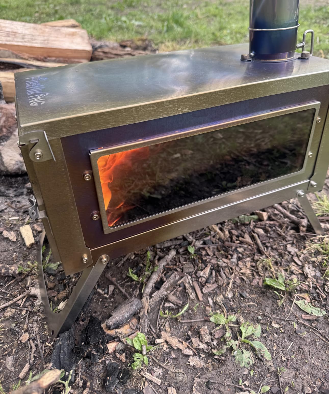 FireHiking Titanium Stove Portable Folding Tent TA1 Stove FireOne Mini for Camping Backpacking Hunting Cooking 3.4lb customer photo 2