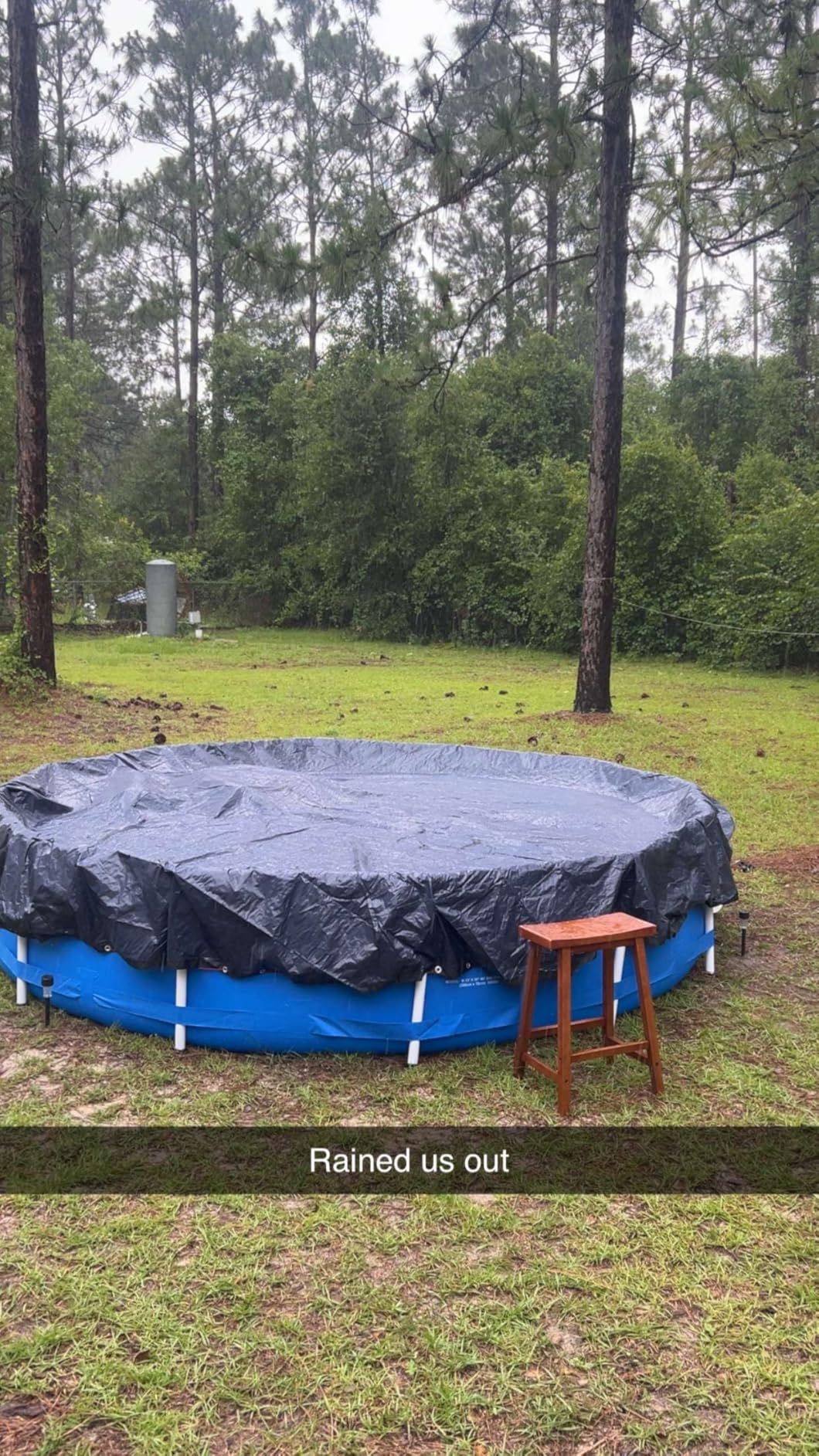 21 ft Round Pool Cover for Above Ground Pools, Above Ground Cover for Winter, Keeps Out Debris, Cold and UV Resistant, Supreme Mesh, Navy Blue customer photo 1