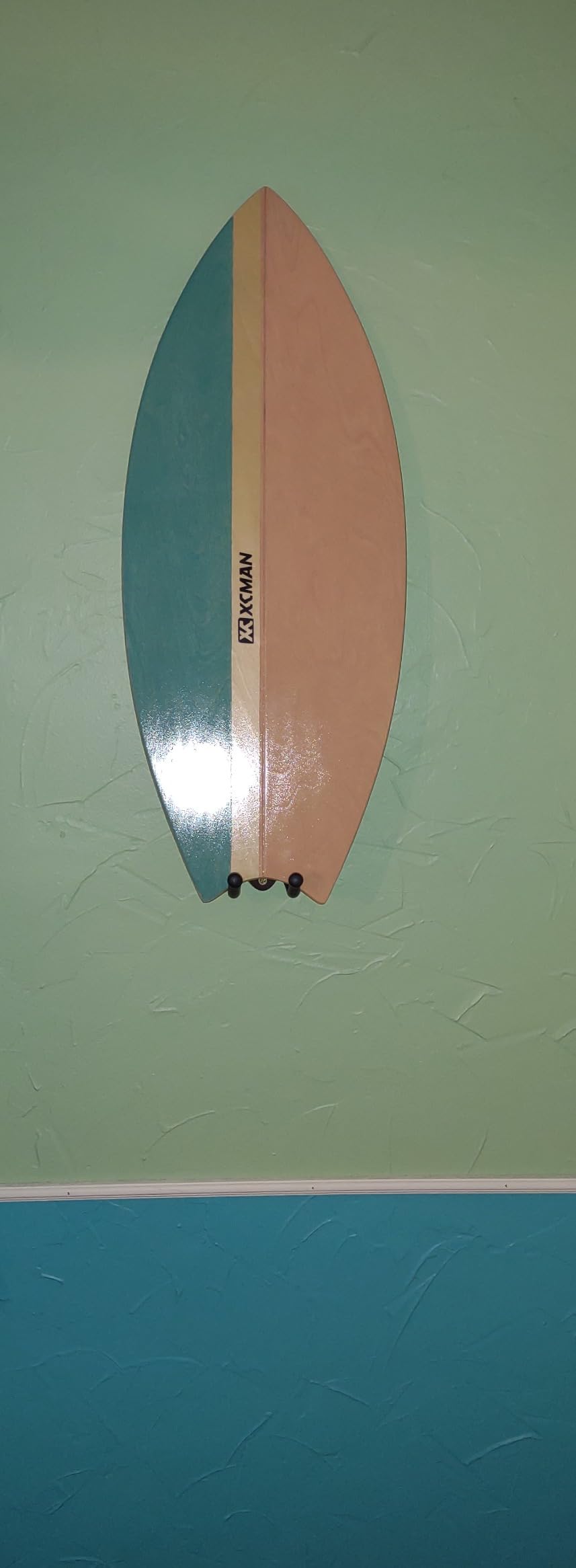 XCMAN Surf Balance Board Trainer with Roller Wooden Exercise Balancing Stability Trainer - Non Slip Surface for Adults Kids|Balance Board for Surfing,Snowboarding,Skateboarding,Hockey,Yoga Training customer photo 2