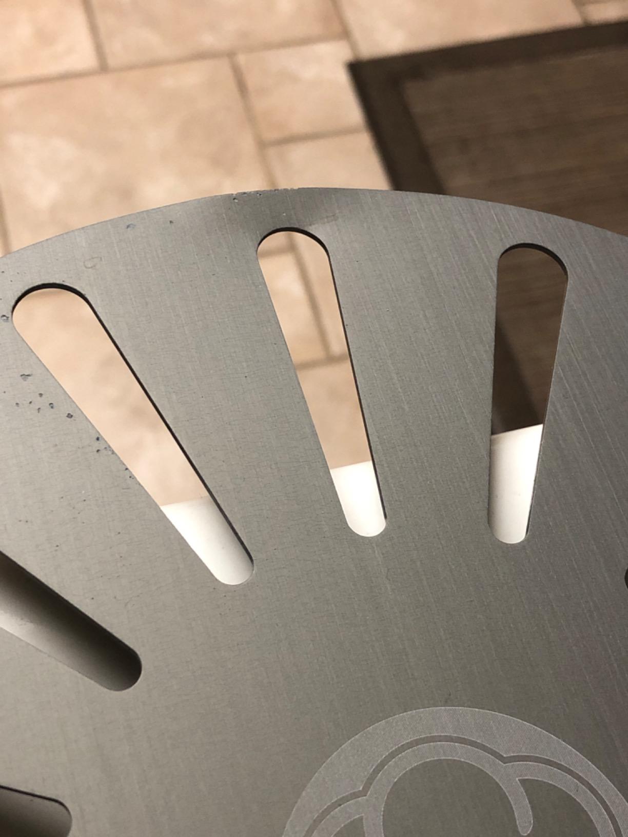 Chef Pomodoro Pizza Turning Peel Aluminium with Wood Handle for Easy Storage, Perforated Pizza Peel Turner, Gourmet Luxury Pizza Paddle (7-Inch) customer photo 1