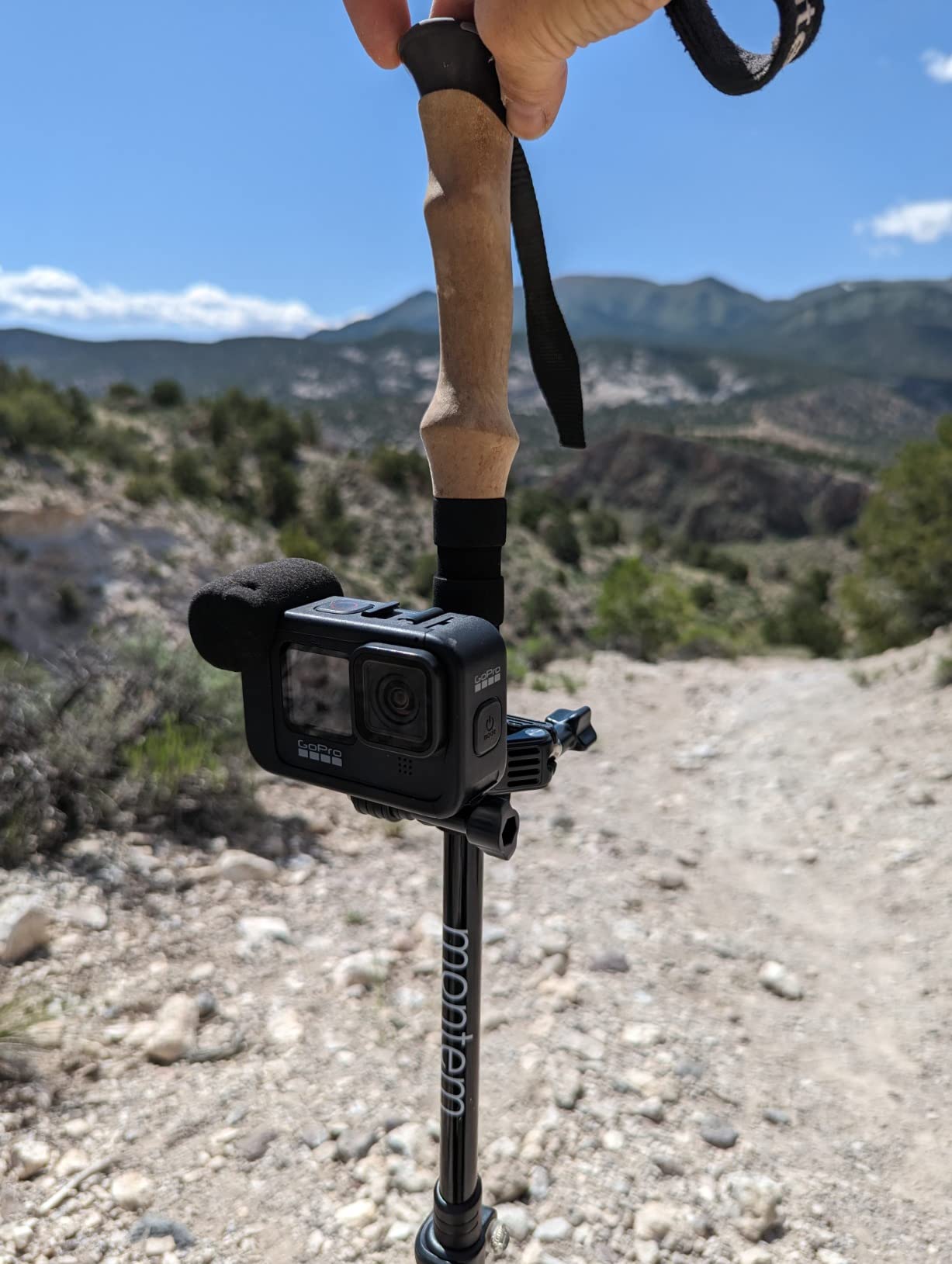 Handlebar Bike Pole Mount Motorcycle Clamp Mount Compatible with GoPro Hero 13 12 11 10 9 8 7 6 5 Session DJI Action Cameras - 360 Degree Rotation customer photo 2