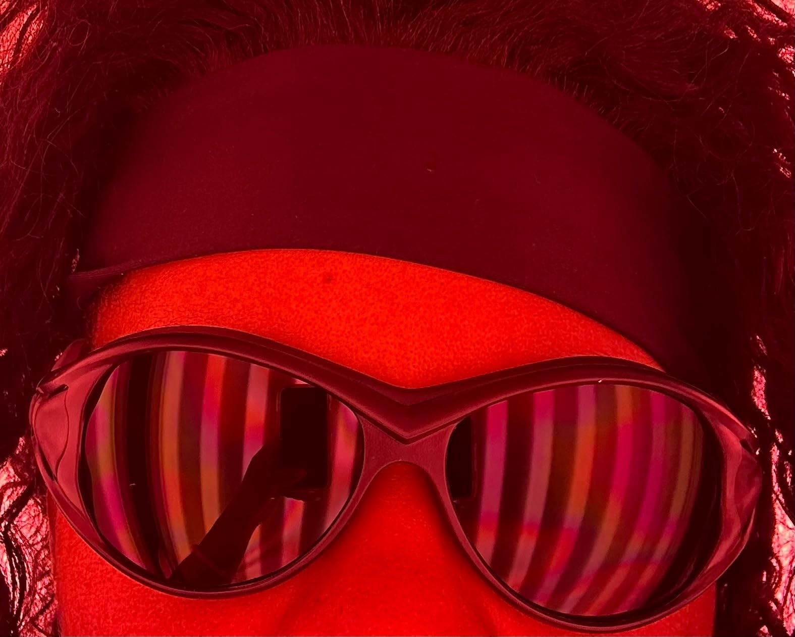 hooga Red Light Therapy Protective Glasses, Polycarbonate Lens, Near Infrared Brightness Reduction, Anti-Glare, UV Blocking, Unisex One-Size-Fits-Most, Eye Safety customer photo 1