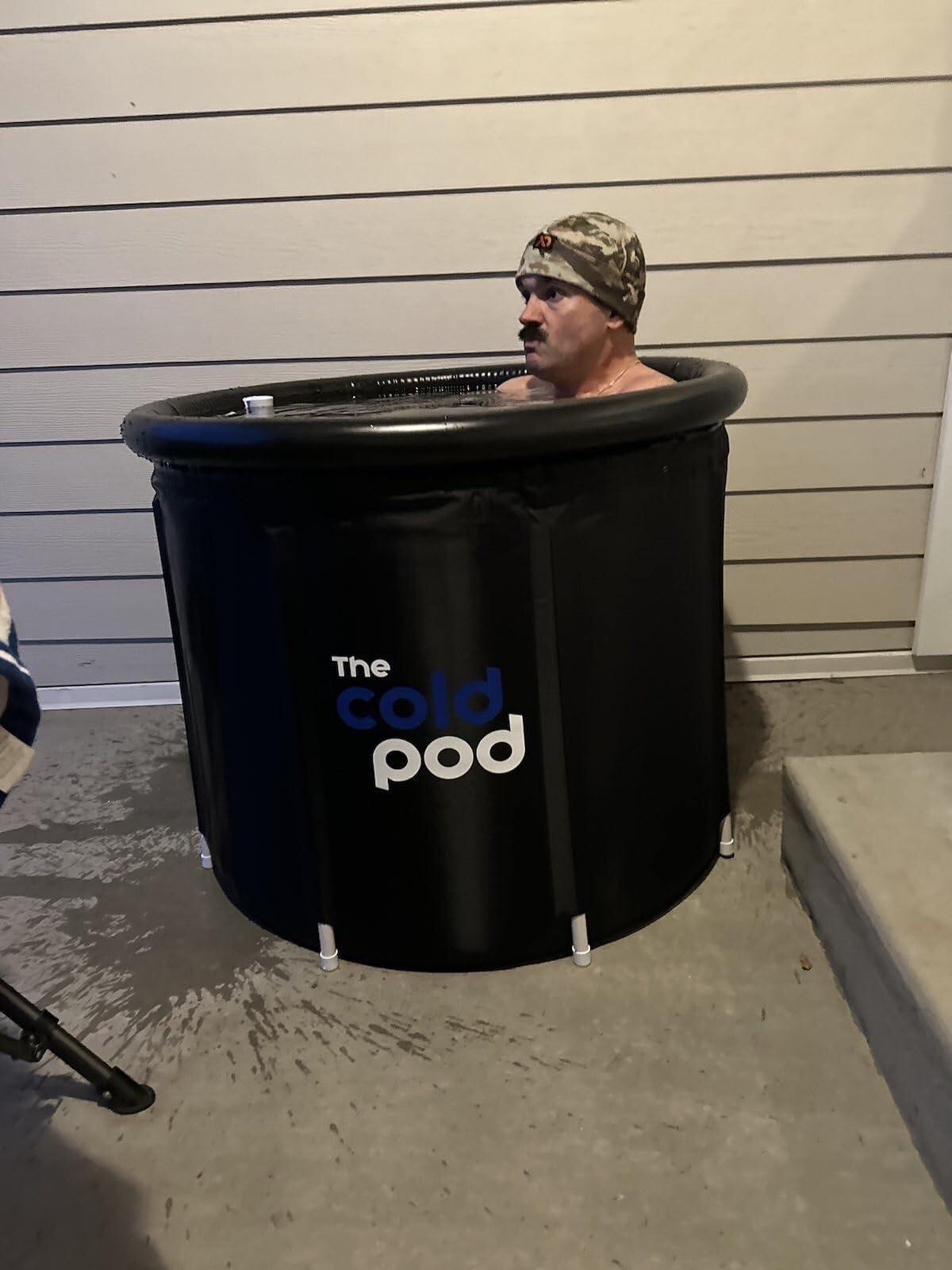 The Cold Pod Ice Bath Tub for Athletes XL: Cold Plunge Tub Outdoor with Cover,116 Gallons Portable Ice Bath Cold Water Therapy Plunge Pool,Large Ice Tub for Cold Dippers at Home customer photo 1