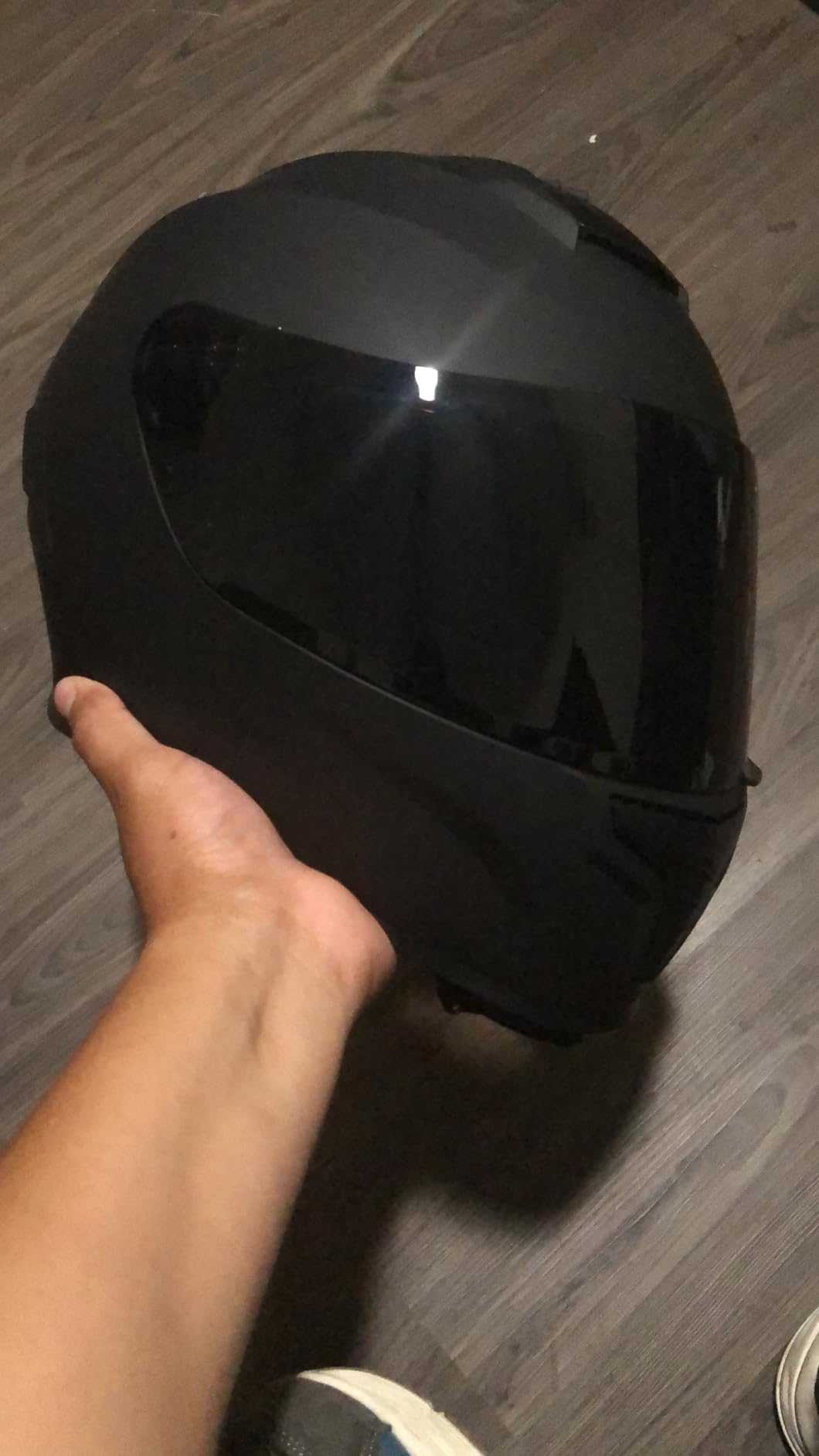 Favoto Full Face Motorcycle Helmet DOT Approved, Cascos para Motos Snowmobile Dirt Bike Helmet for Adults Men Women, Anti-Fog Film Included customer photo 1