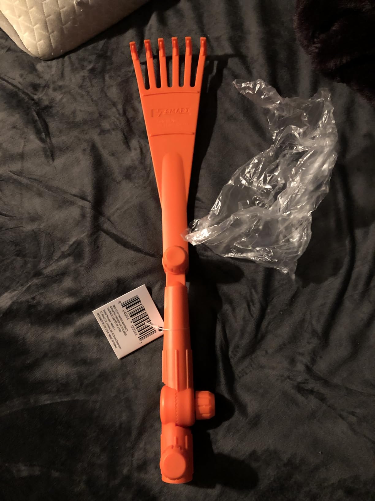 EZ Smart Mini Rake Head Gutter Rake Tool for Removing Leaves & Debris from Roofs, Gutters & Hard-to-Reach Areas Fits Standard Acme Thread & Recommended EZ Smart Pole (Not Included) customer photo 2