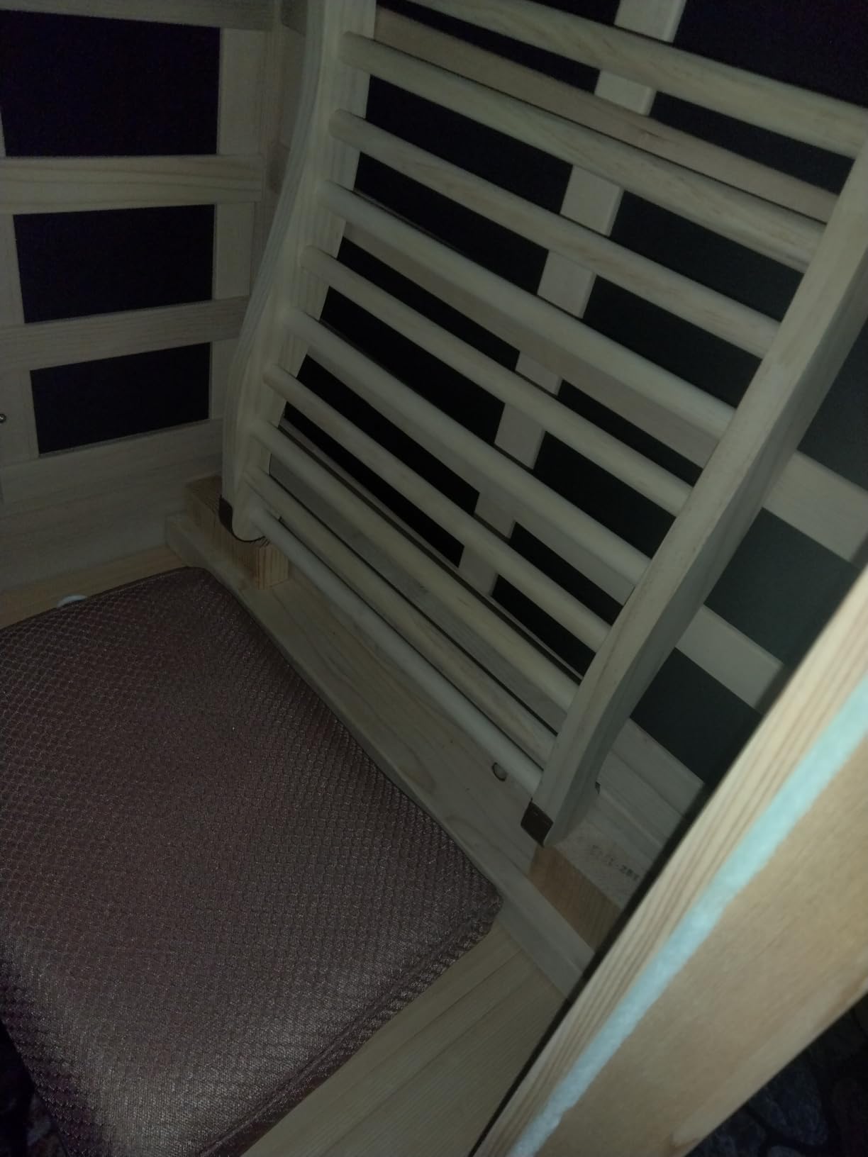 OUTEXER Far Infrared Sauna Home Sauna Spa Room Canadian Hemlock Wood 1200W Indoor Saunas Low EMF 110V with 7 Color Light and Tempered Glass Door customer photo 1