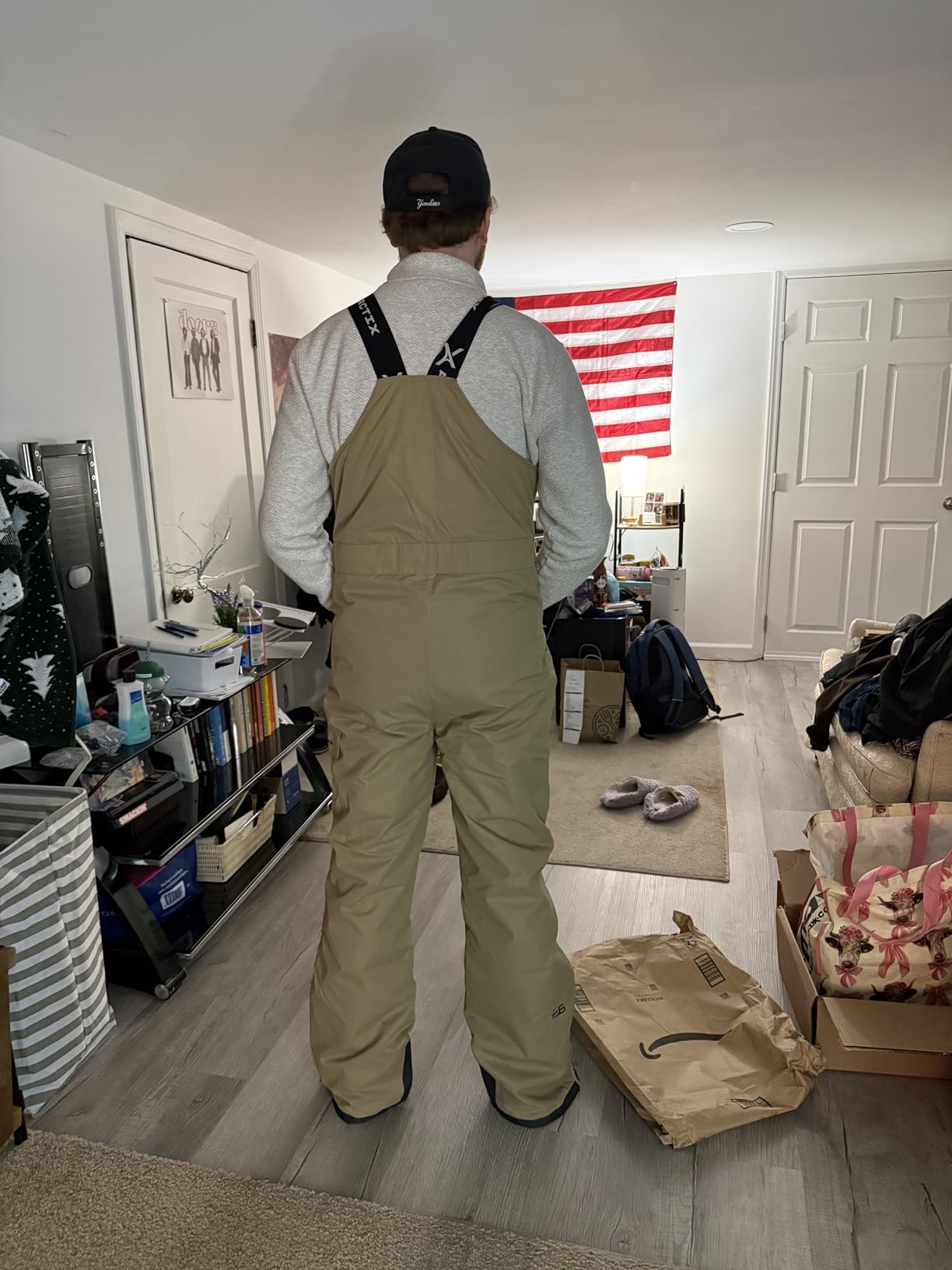 Men's Avalanche Athletic Fit Insulated Bib Overalls customer photo 1