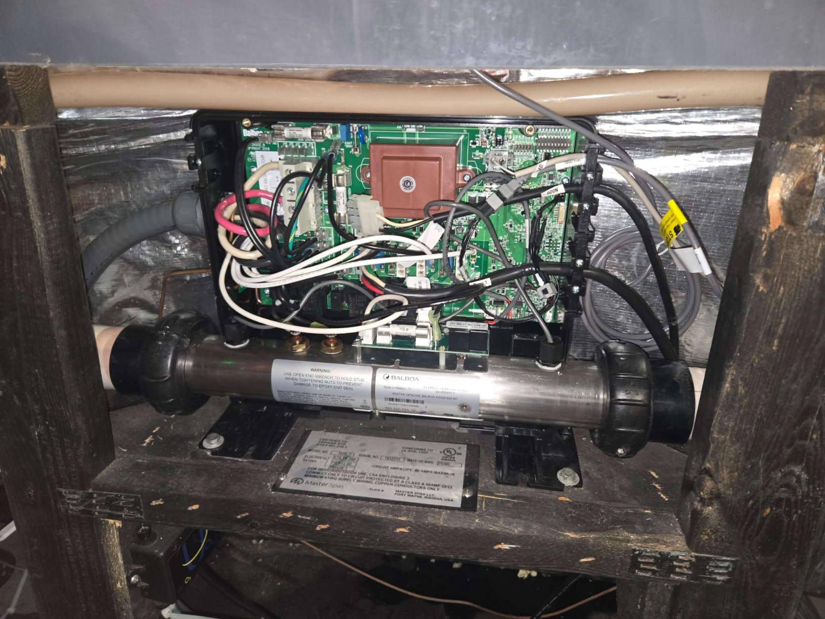 Balboa BP7 Retrofit Spa Control Kit with TP600 Topside Control Panel and 4kW Heater, 230V G6406-01 customer photo 1