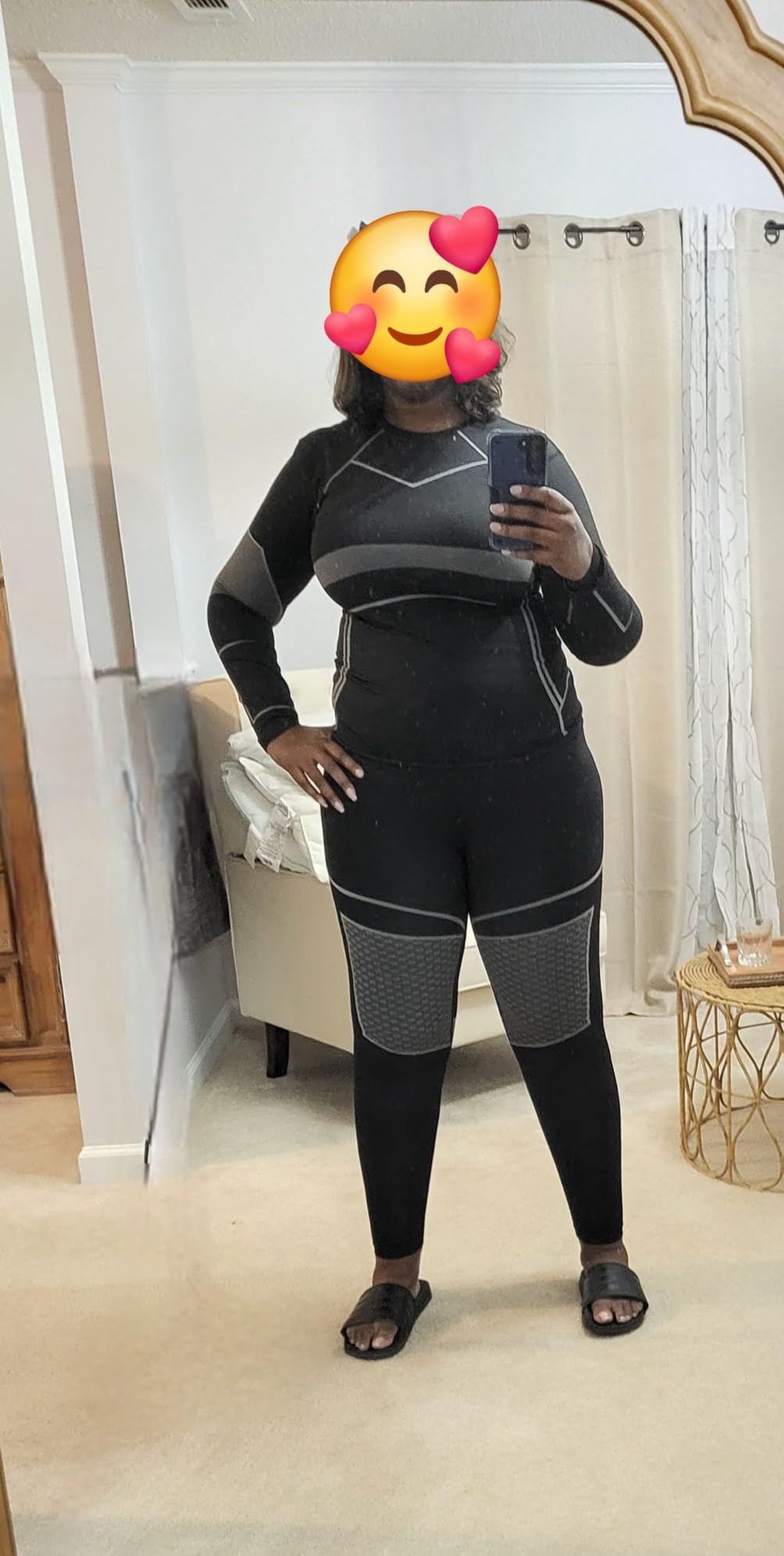 SIMIYA 2 Pack Thermal Underwear for Women Long Johns Winter Warm Fleece Lined Base Layer Set Cold Weather Top and Bottom customer photo 1